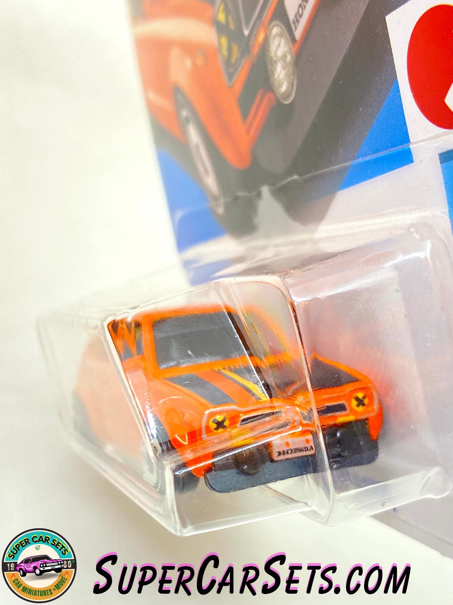 73 Honda Civic Custom (orange colour) - Hot Wheels HW J-Imports - 2023 (8/10) (47/250)