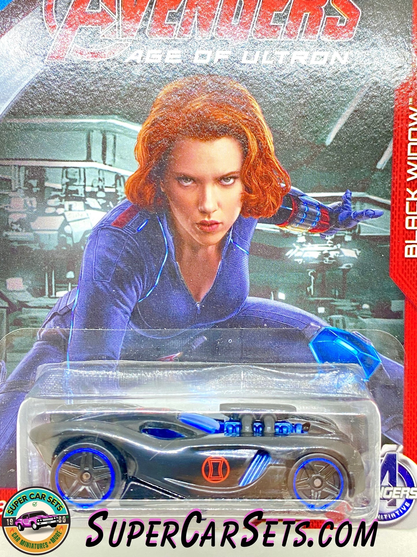 Hot Wheels - Marvel Avengers Age of Ultron (8/8) - Black Widow - 16 Angles