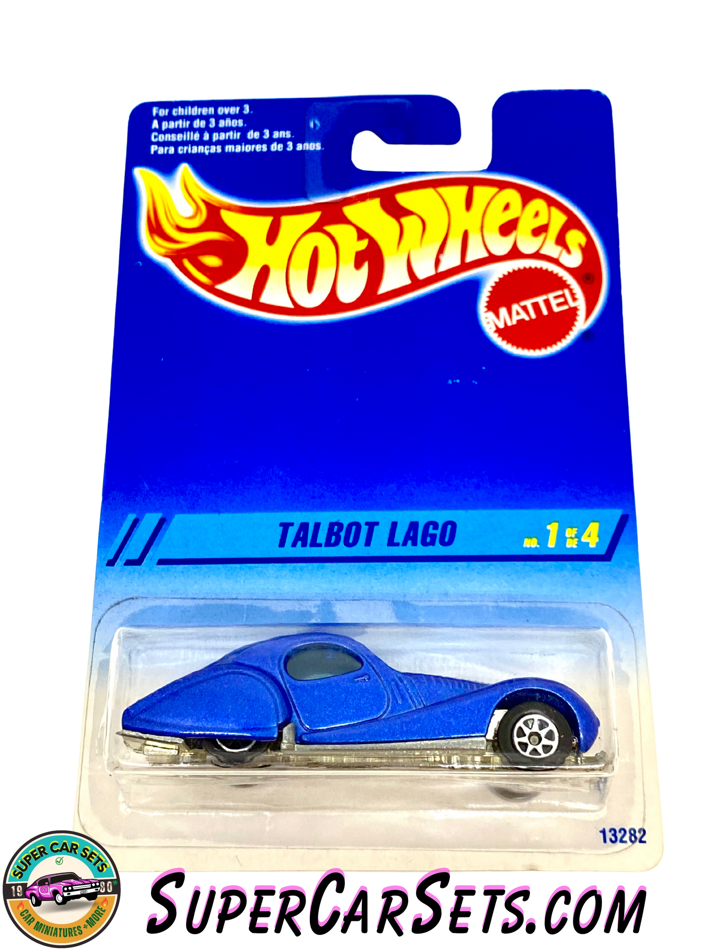 Hot Wheels (Year launched 1995) - Talbot Lago 1/4 (#13282) (card cracked)