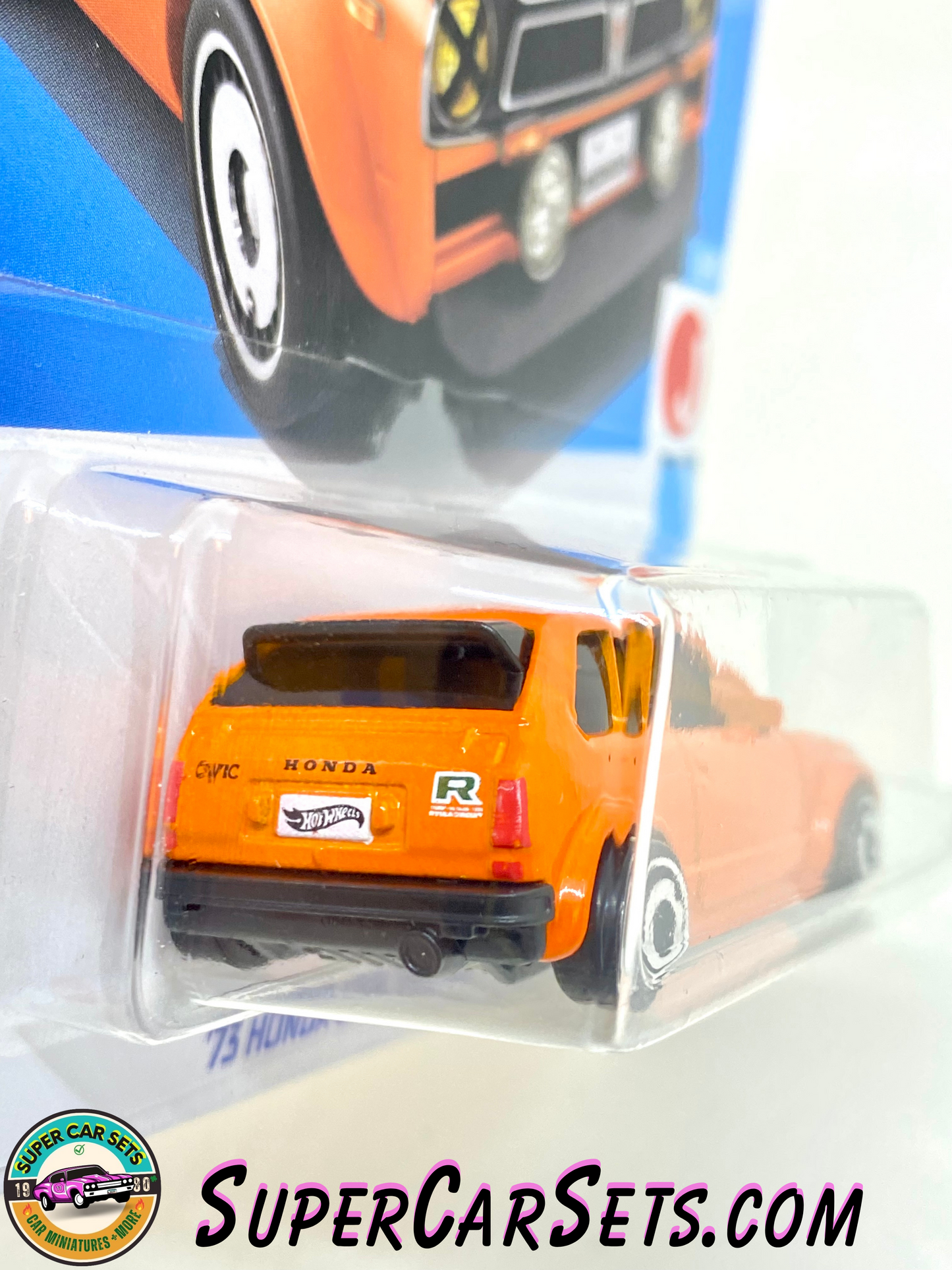 73 Honda Civic Custom (orange colour) - Hot Wheels HW J-Imports - 2023 (8/10) (47/250)