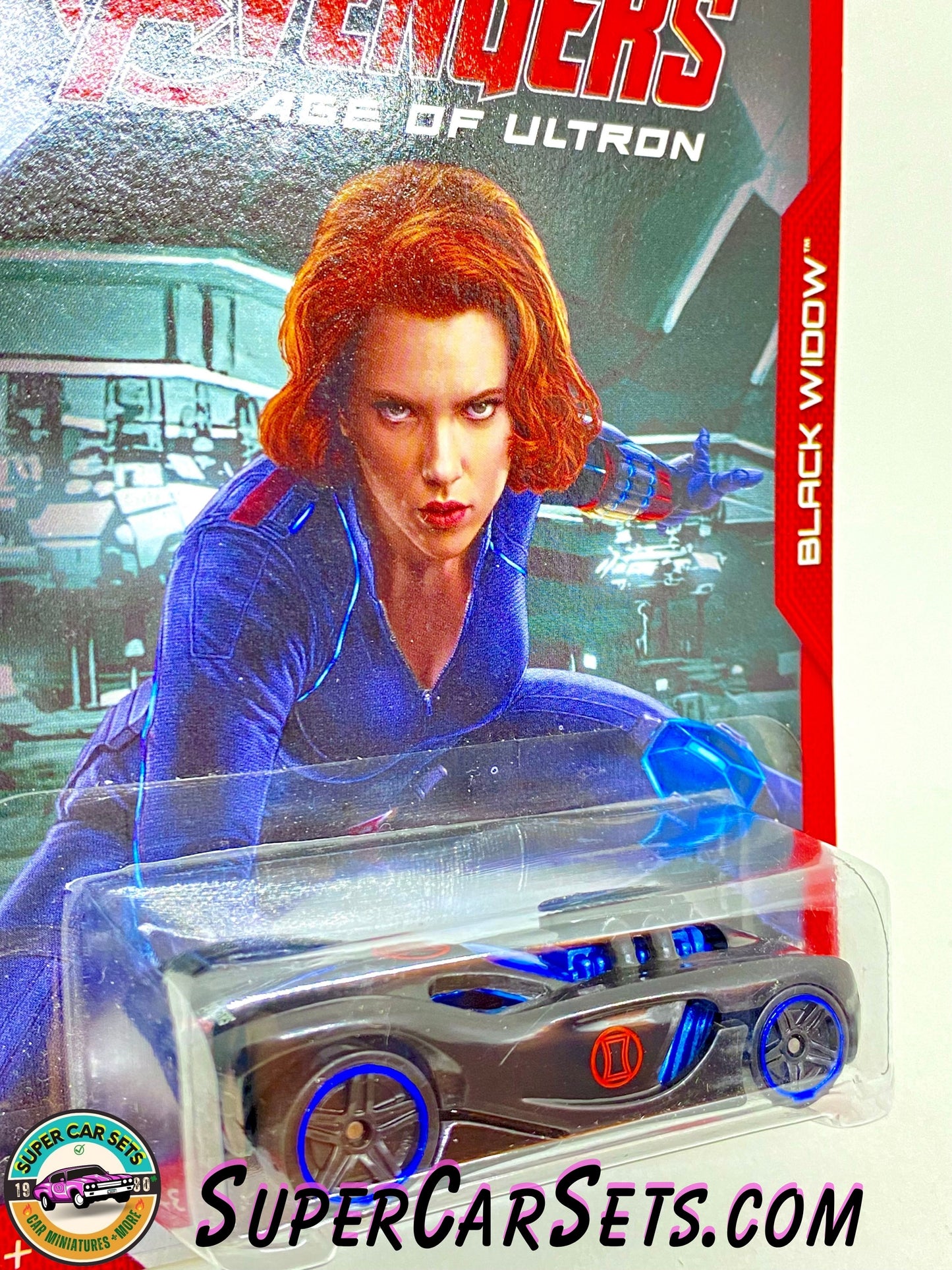 Hot Wheels - Marvel Avengers Age of Ultron (8/8) - Black Widow - 16 Angles