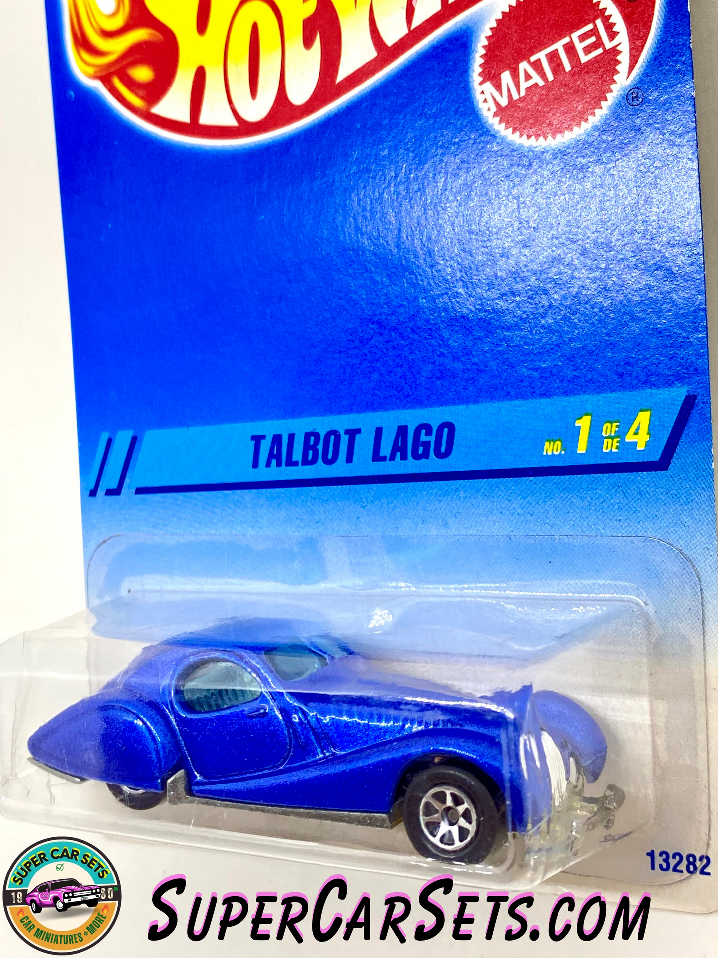 Hot Wheels (Year launched 1995) - Talbot Lago 1/4 (#13282) (card cracked)