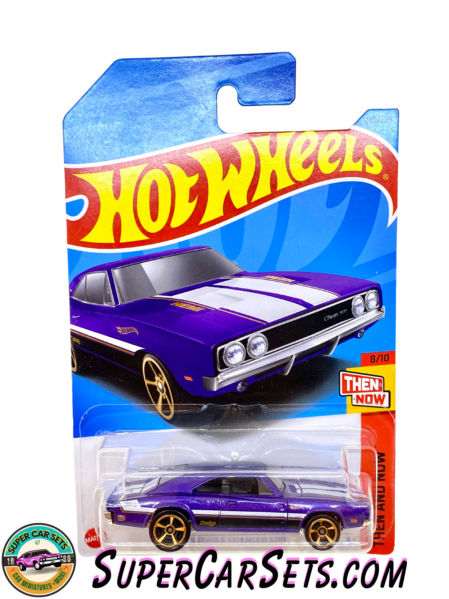 69 Dodge Charger 500 (purple colour) - Hot Wheels Then and Now 2023 (8/10) (240/250)