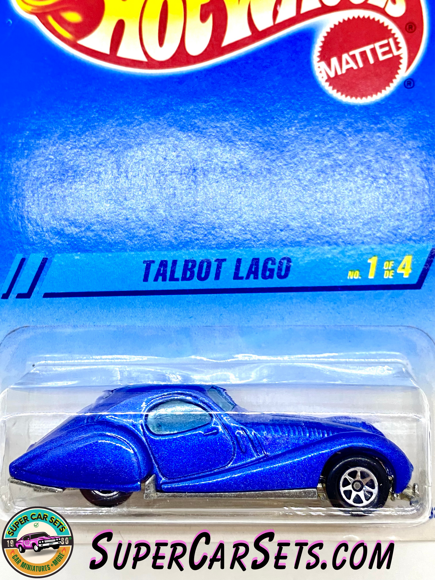 Hot Wheels (Year launched 1995) - Talbot Lago 1/4 (#13282) (card cracked)