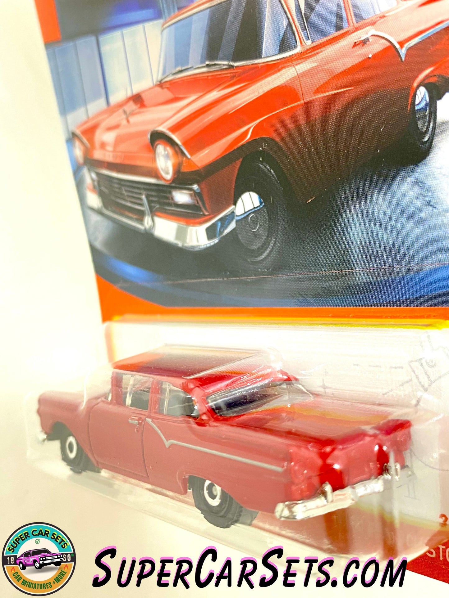 1957 Ford Custom 300 (red colour) (21/100) - Matchbox