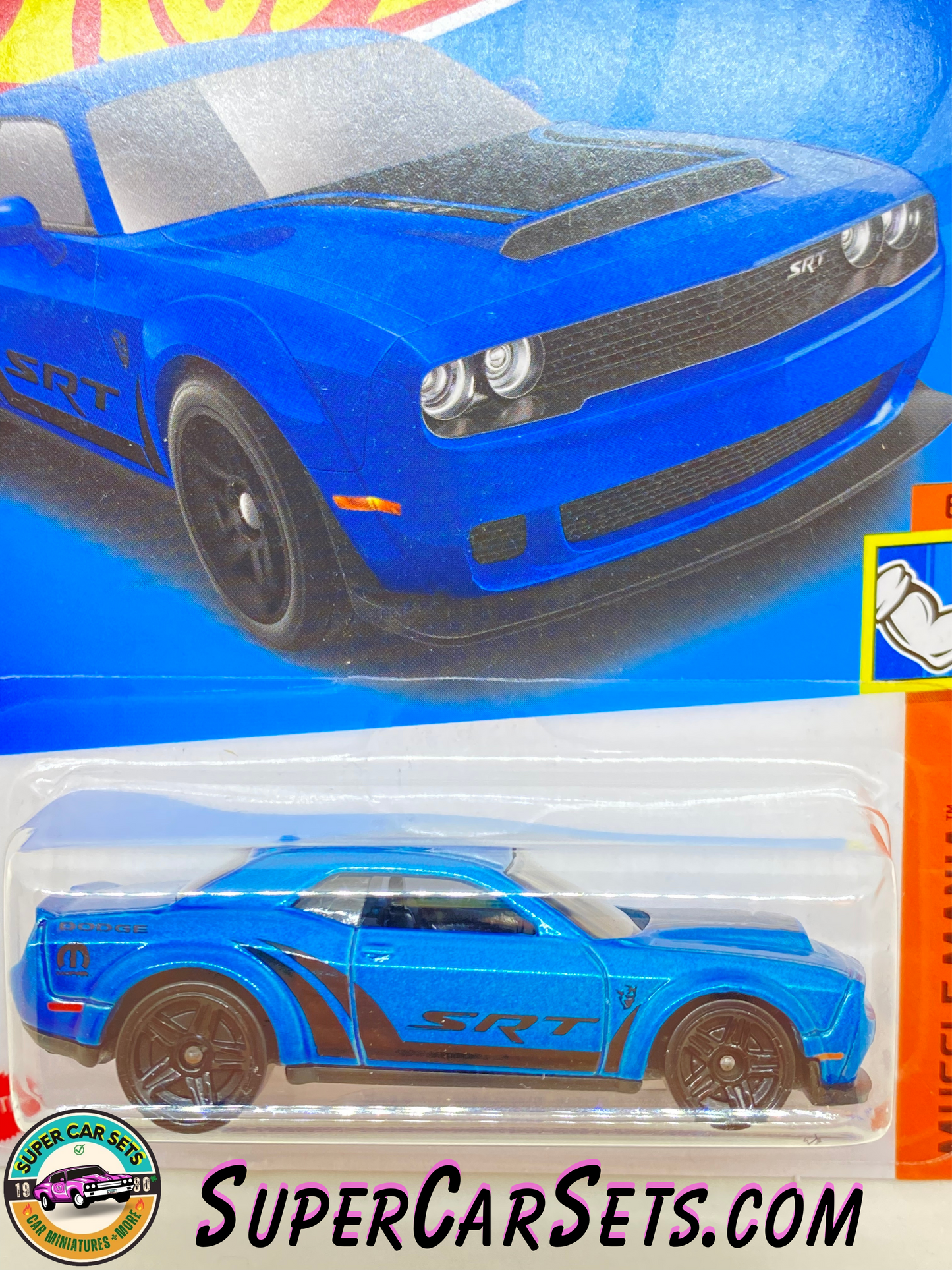 18 Dodge Challenger SRT Demon Hot Wheels Muscle Mania