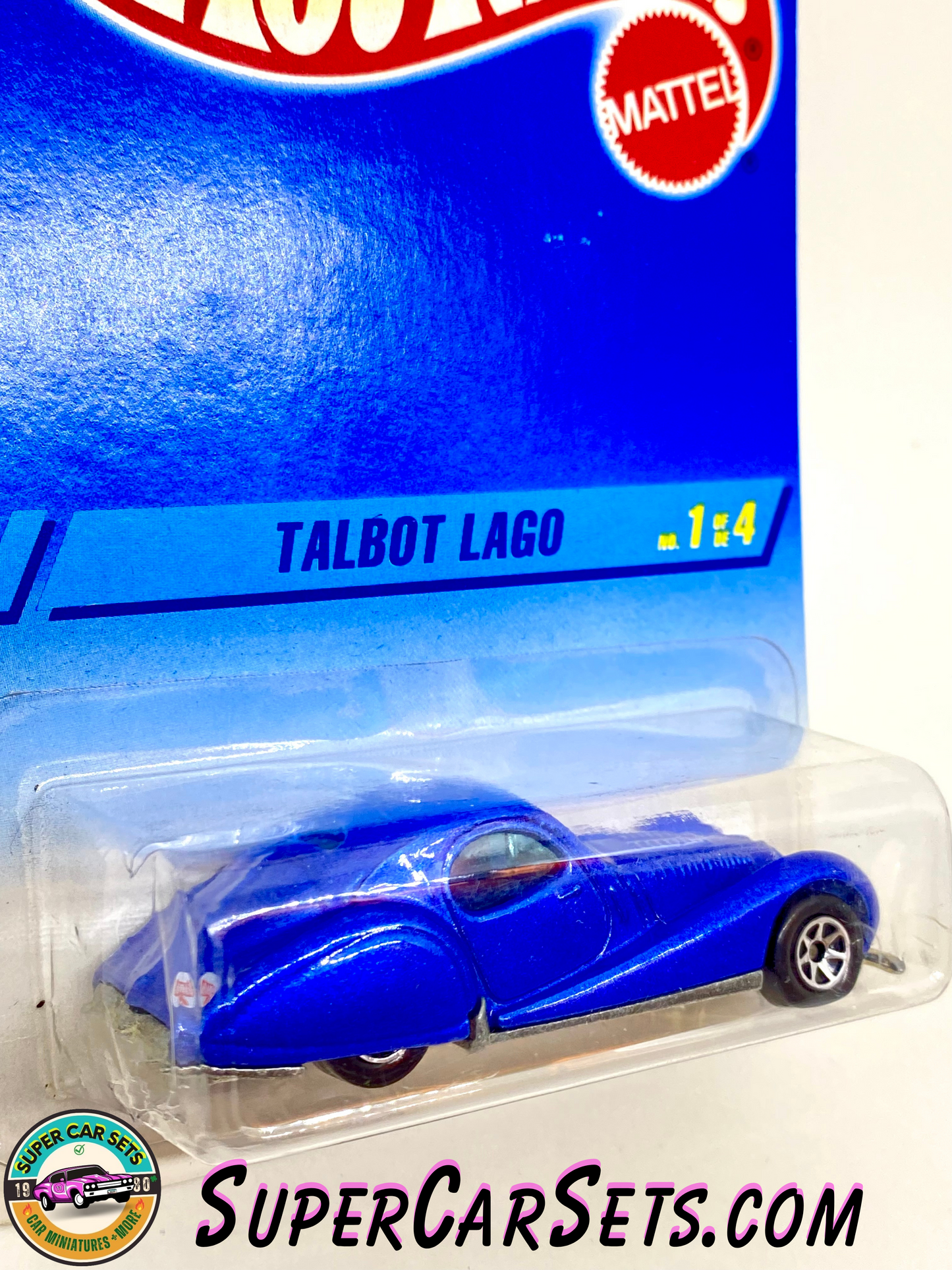 Hot Wheels (Year launched 1995) - Talbot Lago 1/4 (#13282) (card cracked)