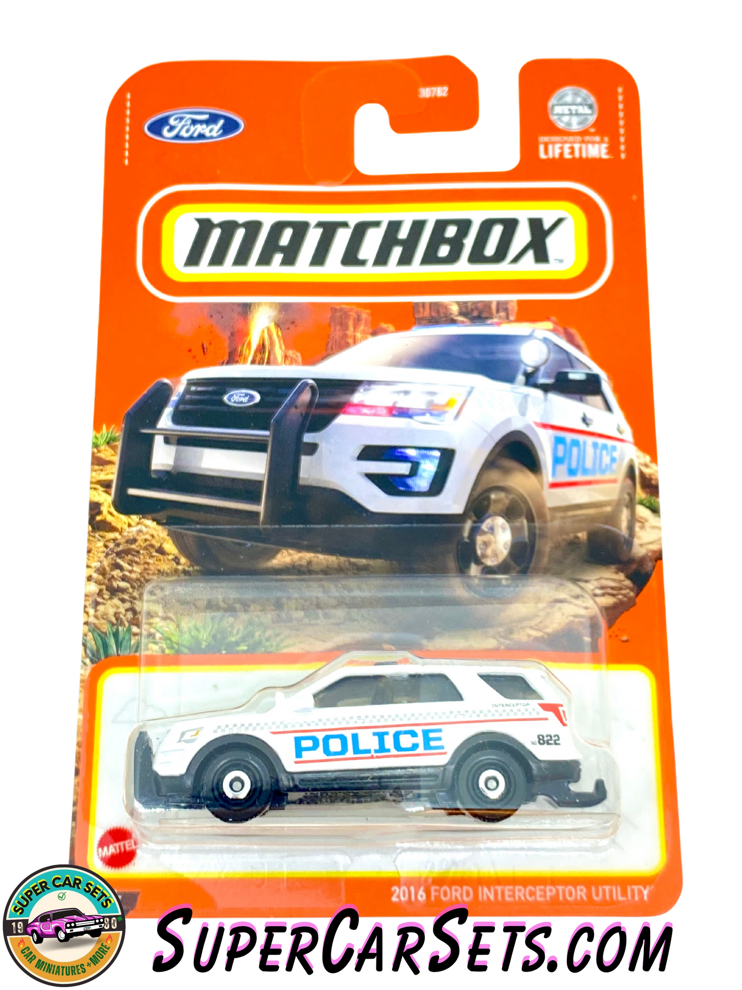 2016 Ford Interceptor Utility “Police no.822” - Matchbox