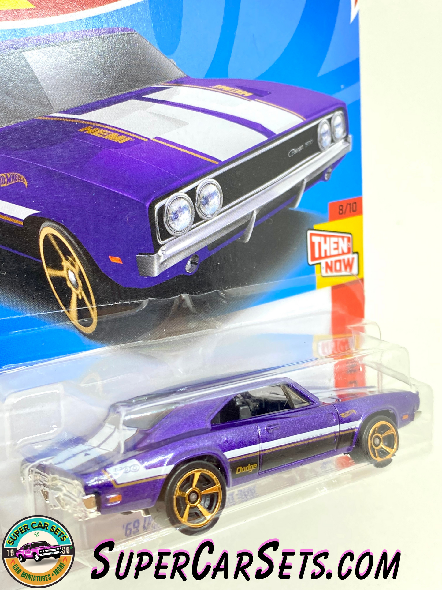 69 Dodge Charger 500 (purple colour) - Hot Wheels Then and Now 2023 (8/10) (240/250)