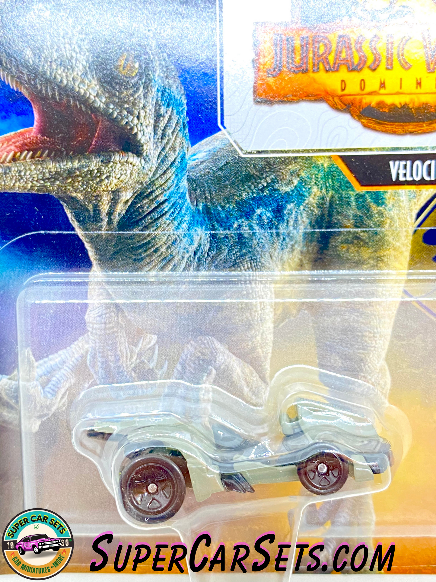 Jurassic World  Velociraptor ‘Beta' (4/6) - Hot Wheels Characters Cars