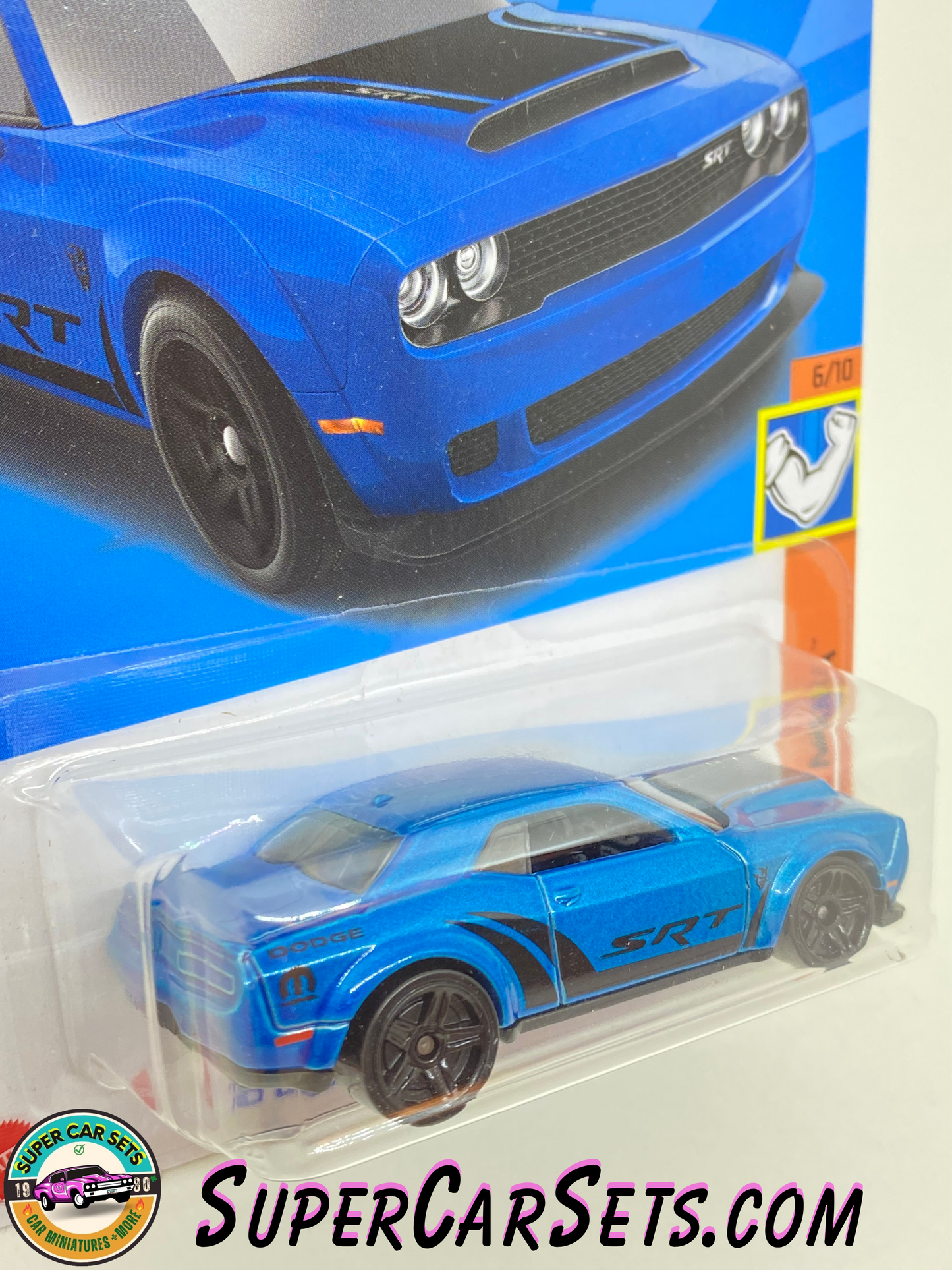 18 Dodge Challenger SRT Demon Hot Wheels Muscle Mania