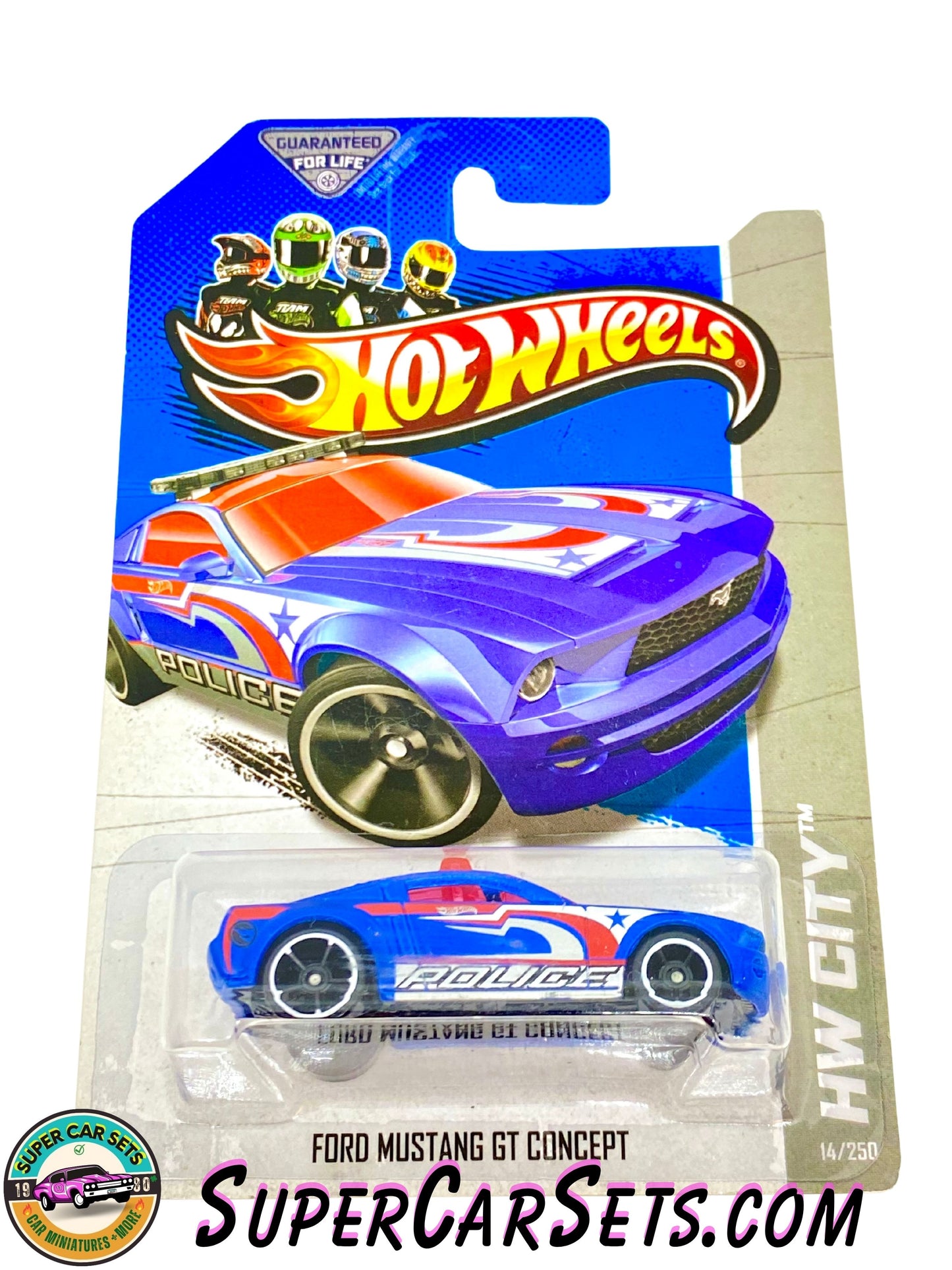 Ford Mustang GT Concept (Police) (TREASURE HUNT) - Hot Wheels HW City - 2013 (14/250)