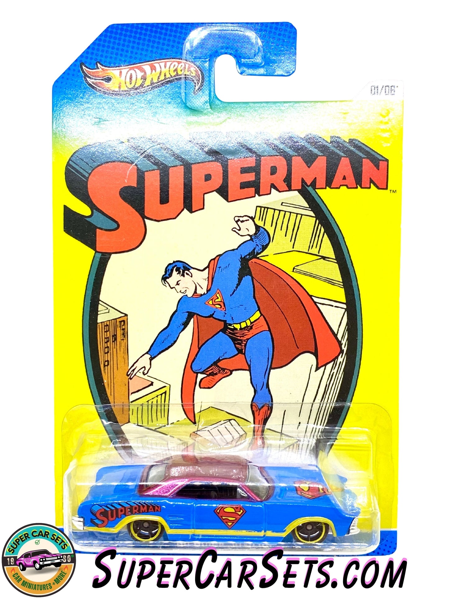 Hot Wheels - Superman series (1/6) - ’64 Buick Riviera (Superman) (card aged)