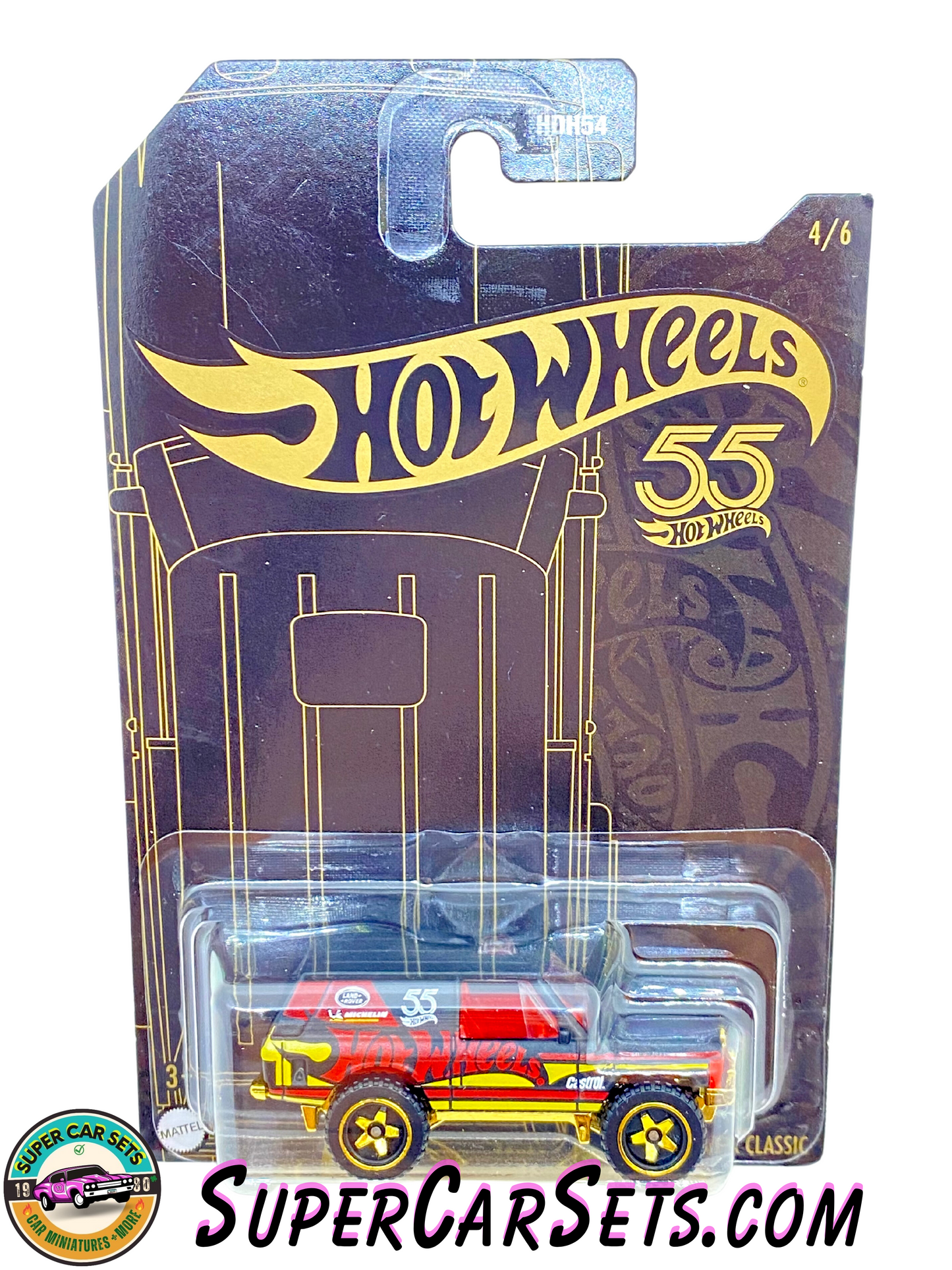 Hot Wheels 55th Anniversary - Golden Black Red - 4/6 - Range Rover Classic