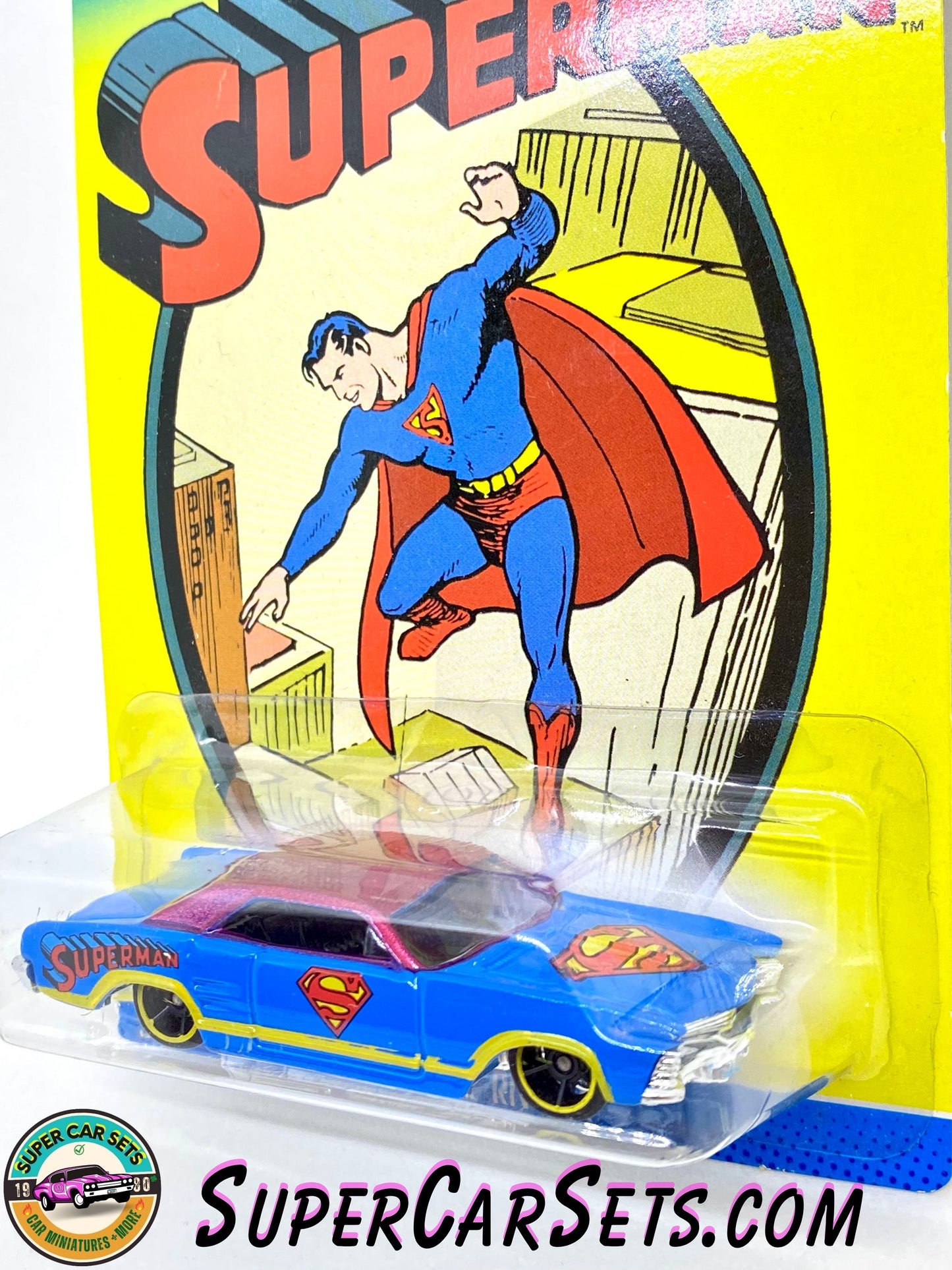 Hot Wheels - Superman series (1/6) - ’64 Buick Riviera (Superman) (card aged)