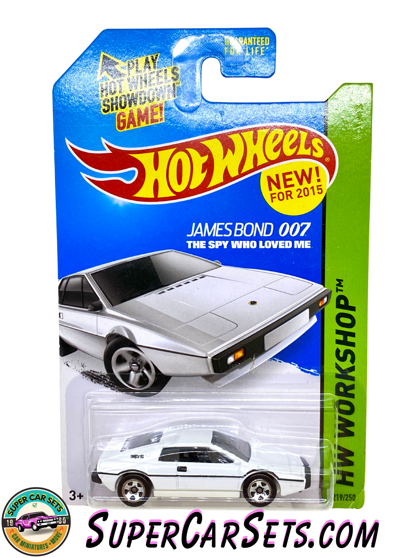 Hot Wheels HW Workshop 2015 (219/250) Lotus Espirit S1 (James Bond 007 The Spy Who Loved Me)