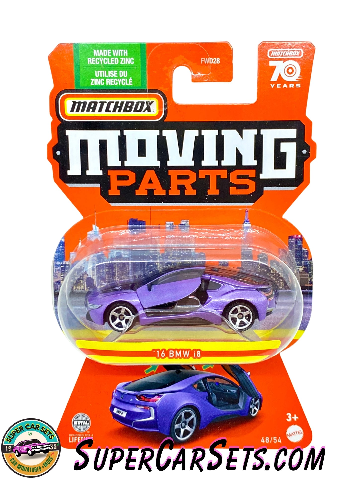 16 BMW i8 - Matchbox Moving Parts 48/54