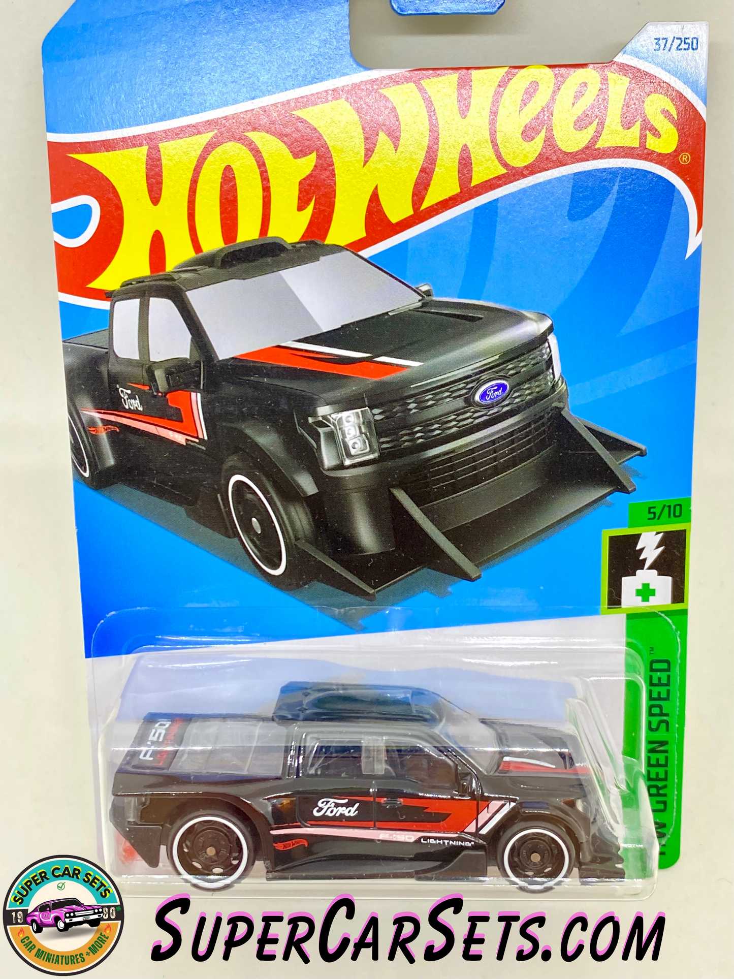 Ford F-150 Lightning Custom (black colour) - Hot Wheels HW Green Speed 2024 (5/10) (37/250)