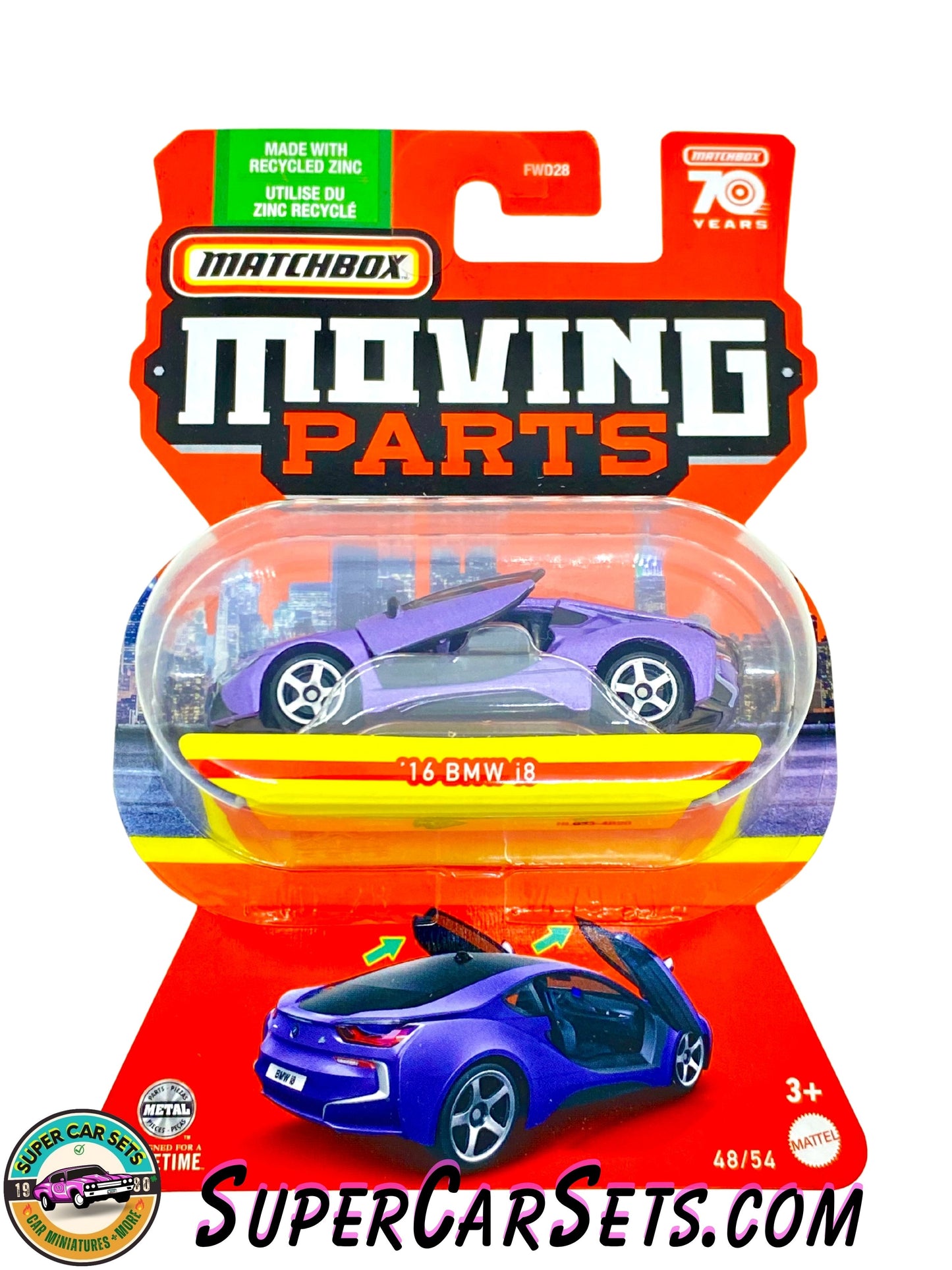 16 BMW i8 - Matchbox Moving Parts 48/54