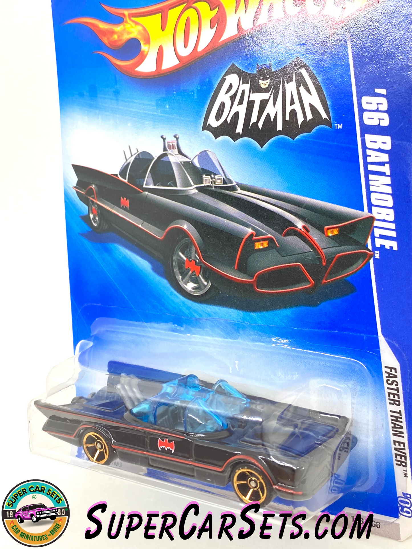 Hot Wheels (VINTAGE) (Year launched 2009) Faster Than Ever 2009 - ’66 Batmobile (7/10) (133/166)