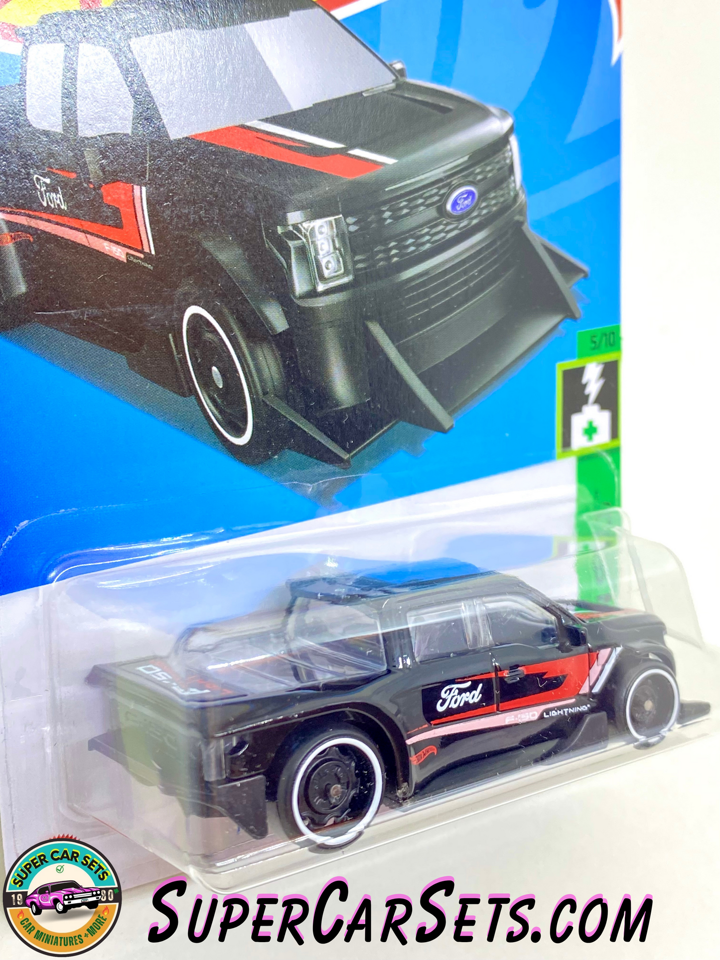 Ford F-150 Lightning Custom (black colour) - Hot Wheels HW Green Speed 2024 (5/10) (37/250)