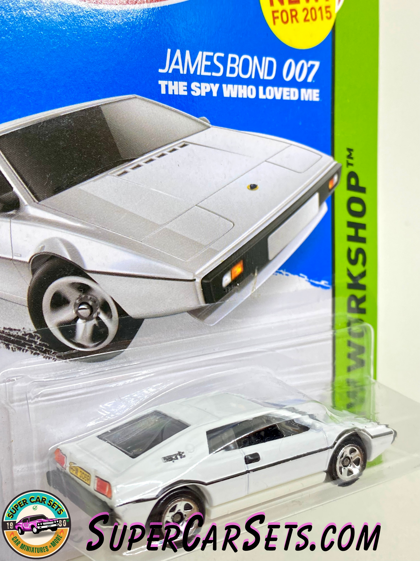 Hot Wheels HW Workshop 2015 (219/250) Lotus Espirit S1 (James Bond 007 The Spy Who Loved Me)