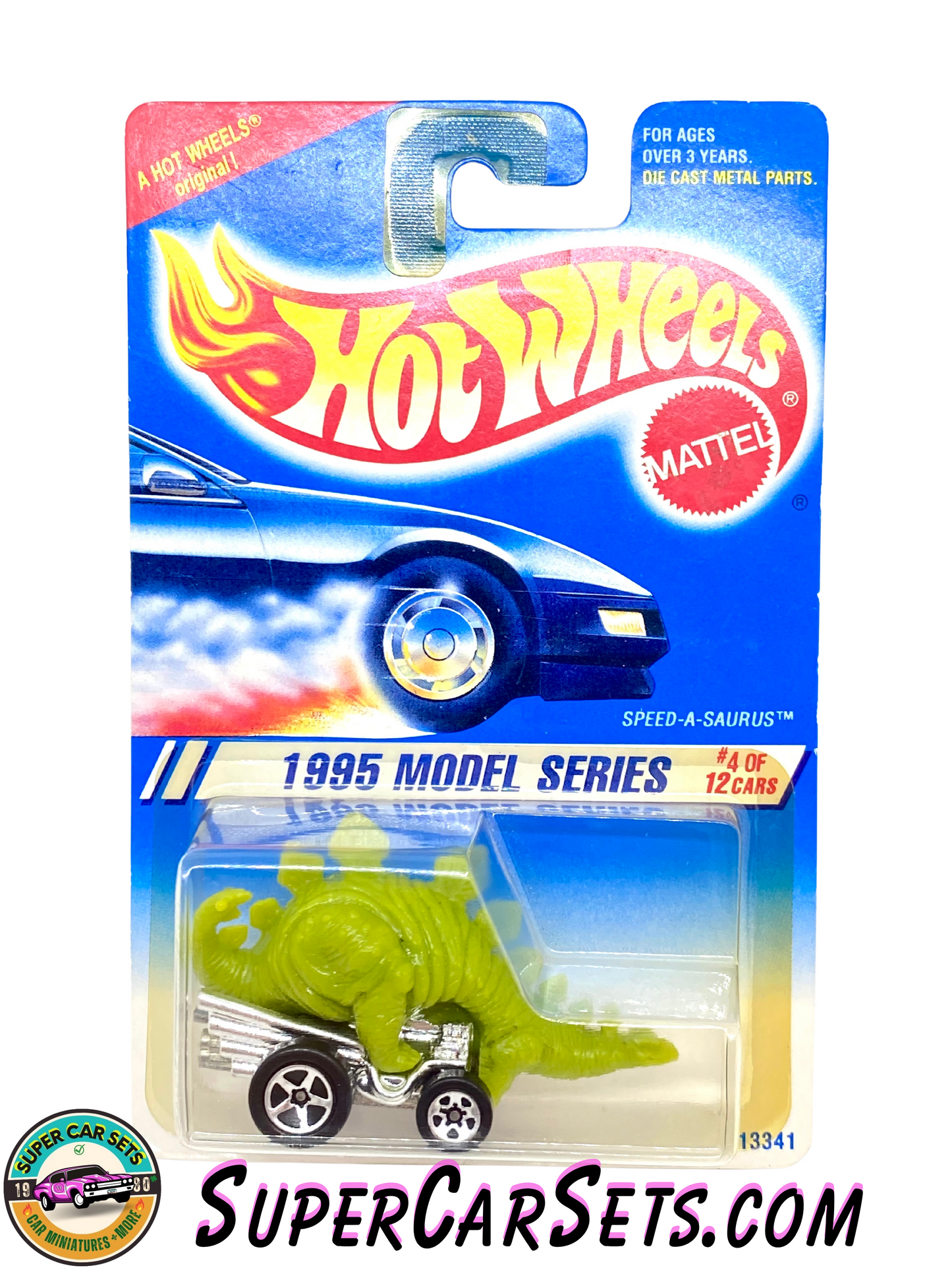 Hot Wheels (VINTAGE) (Year launched 1995) Speed-A-Saurus - 1995 Model Series (4/12) (#13341)