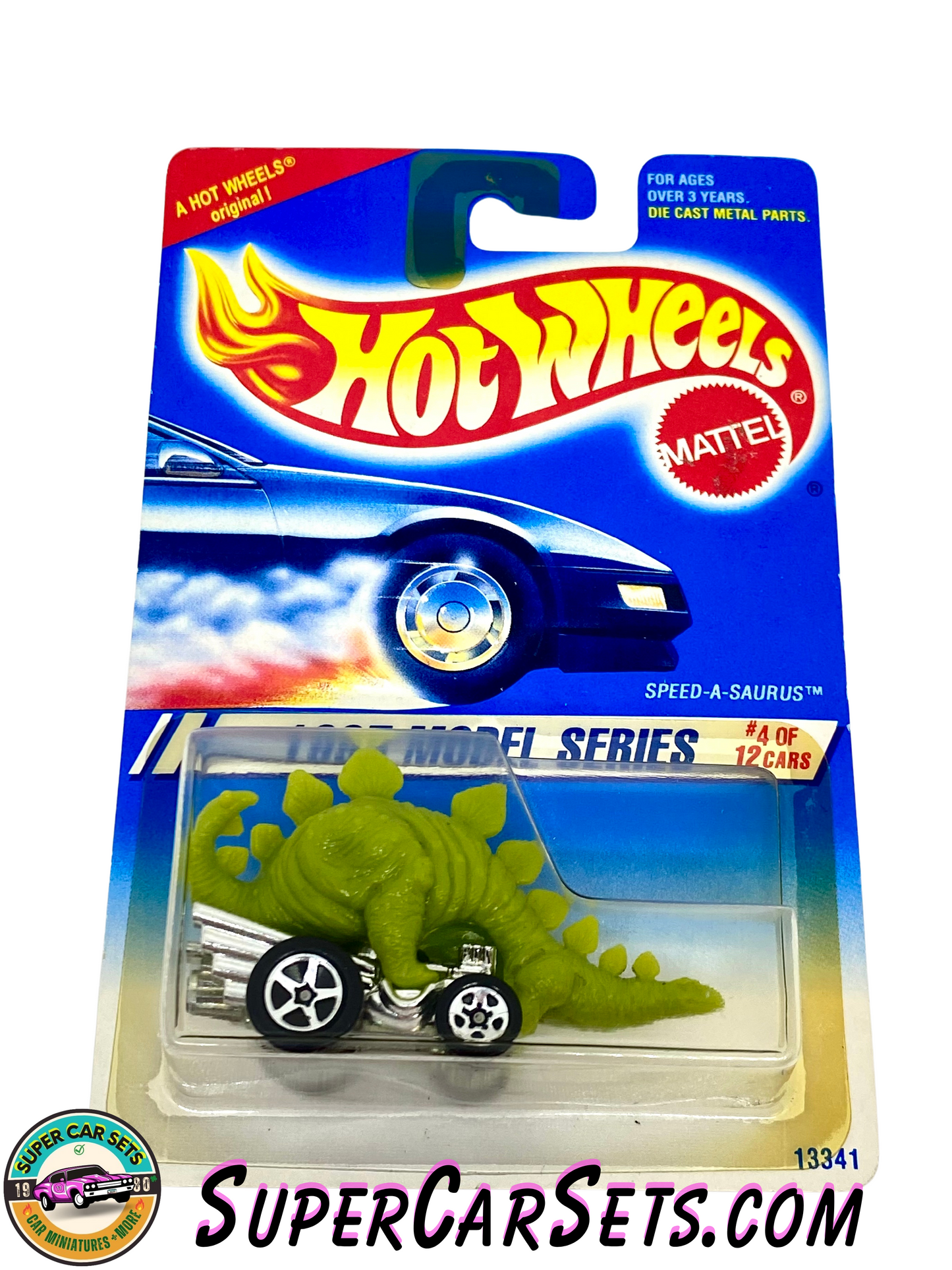 Hot Wheels (VINTAGE) (Year launched 1995) Speed-A-Saurus - 1995 Model Series (4/12) (#13341)