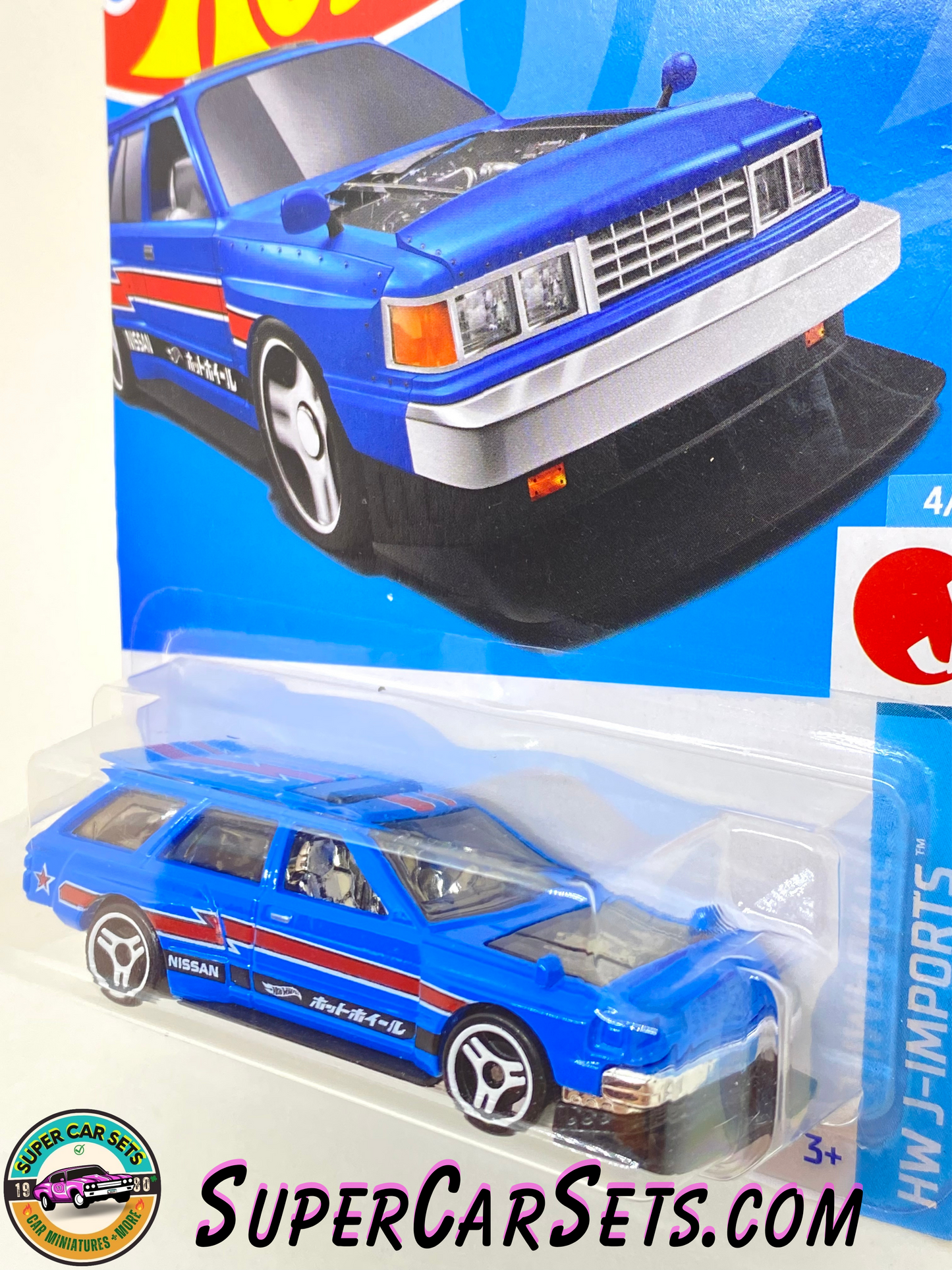 Nissan Maxima Drift Car (blue colour) - Hot Wheels HW J-Imports - 2023 (4/10) (47/250)