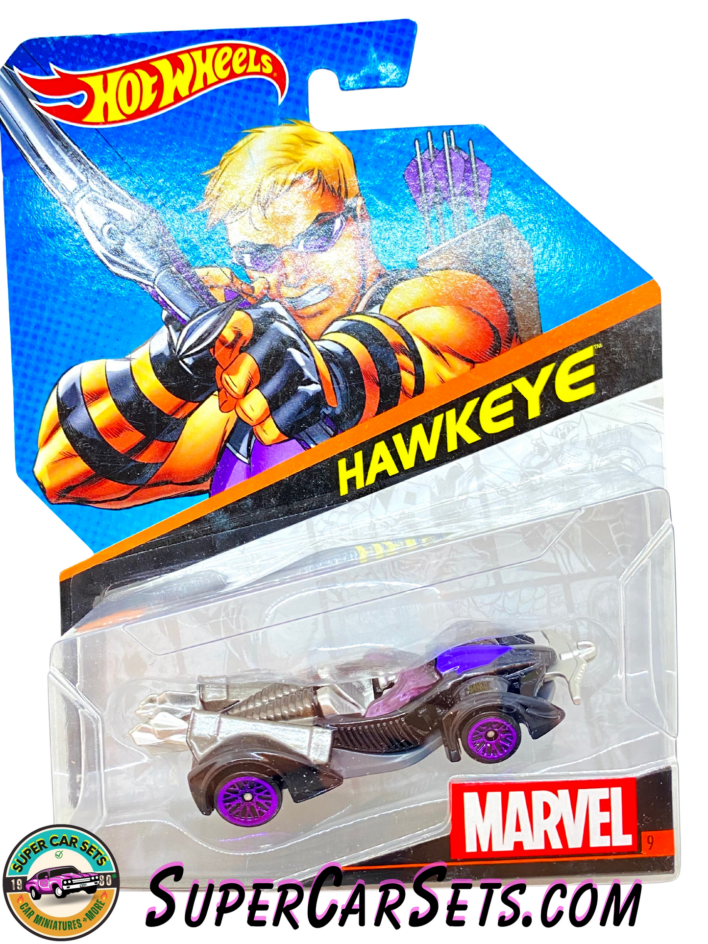 Marvel (#9) Hawkeye - Hot Wheels