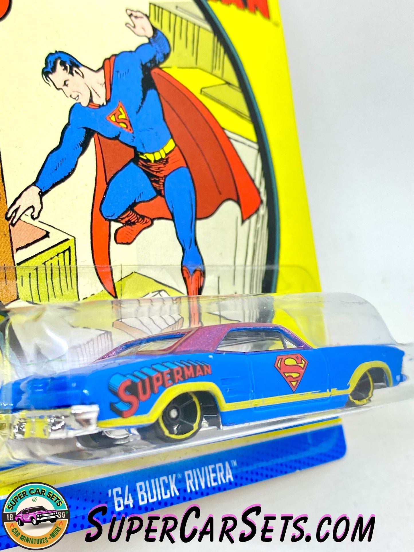 Hot Wheels - Superman series (1/6) - ’64 Buick Riviera (Superman) (card aged)