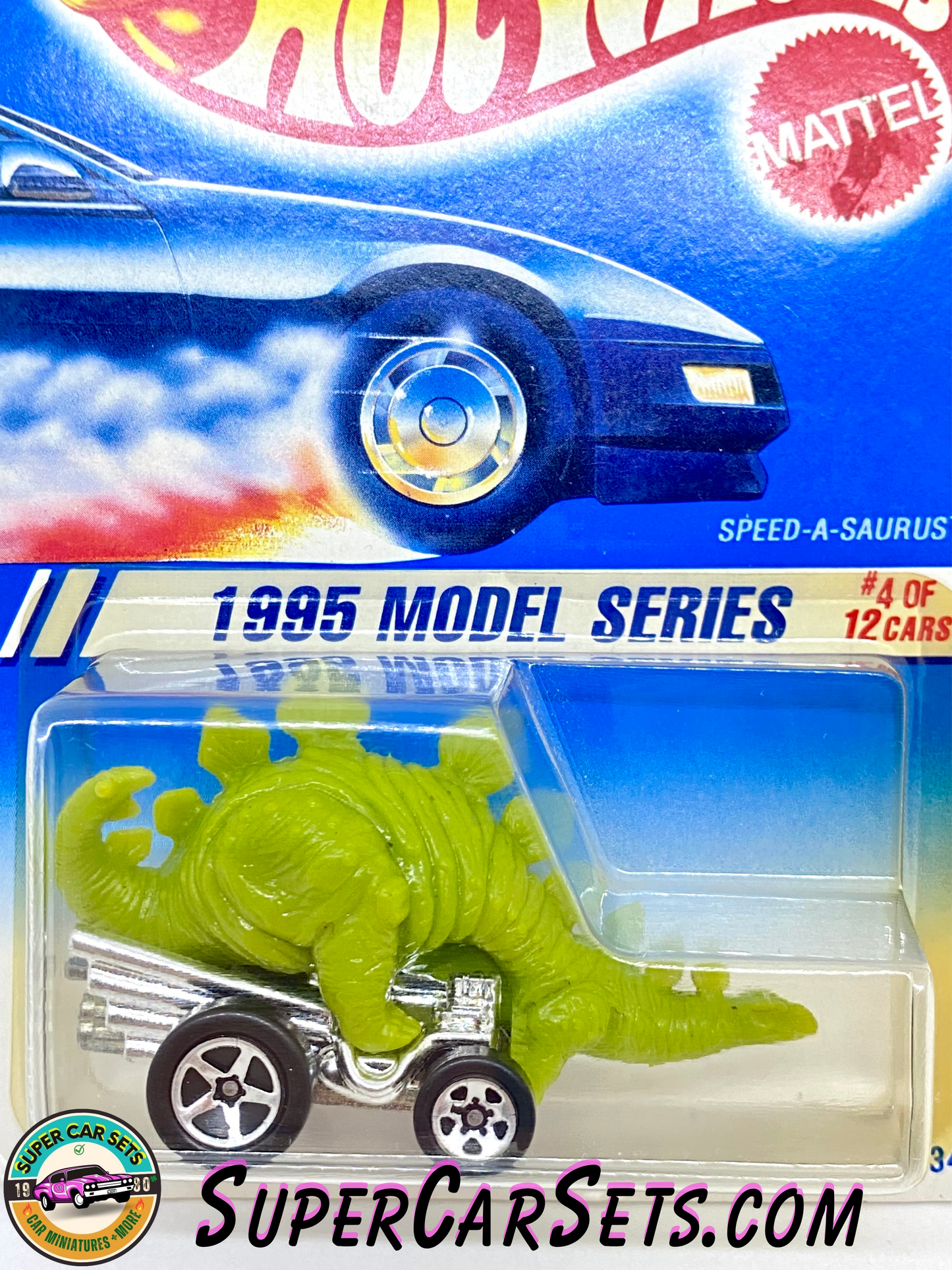 Hot Wheels (VINTAGE) (Year launched 1995) Speed-A-Saurus - 1995 Model Series (4/12) (#13341)