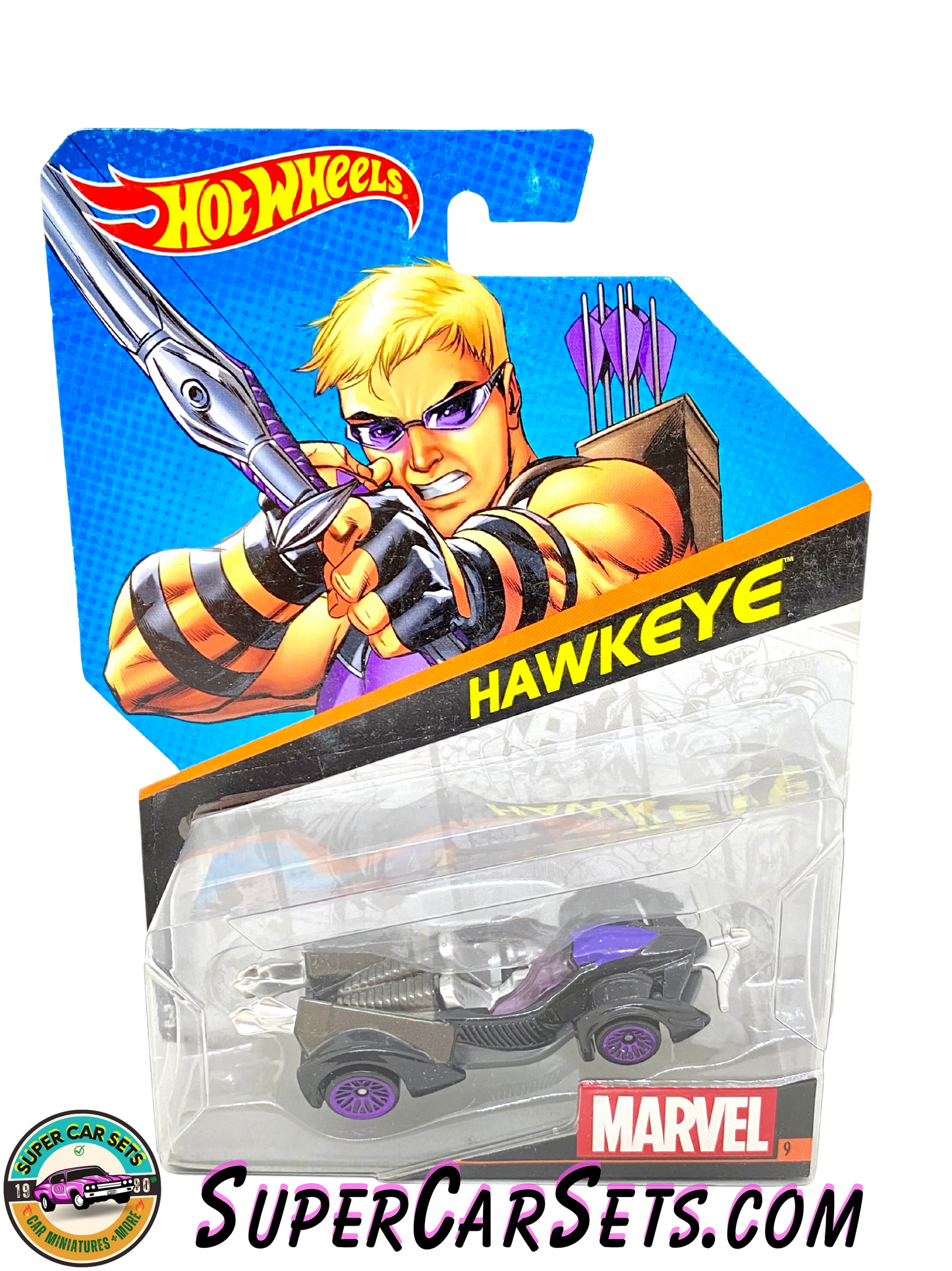 Marvel (#9) Hawkeye - Hot Wheels