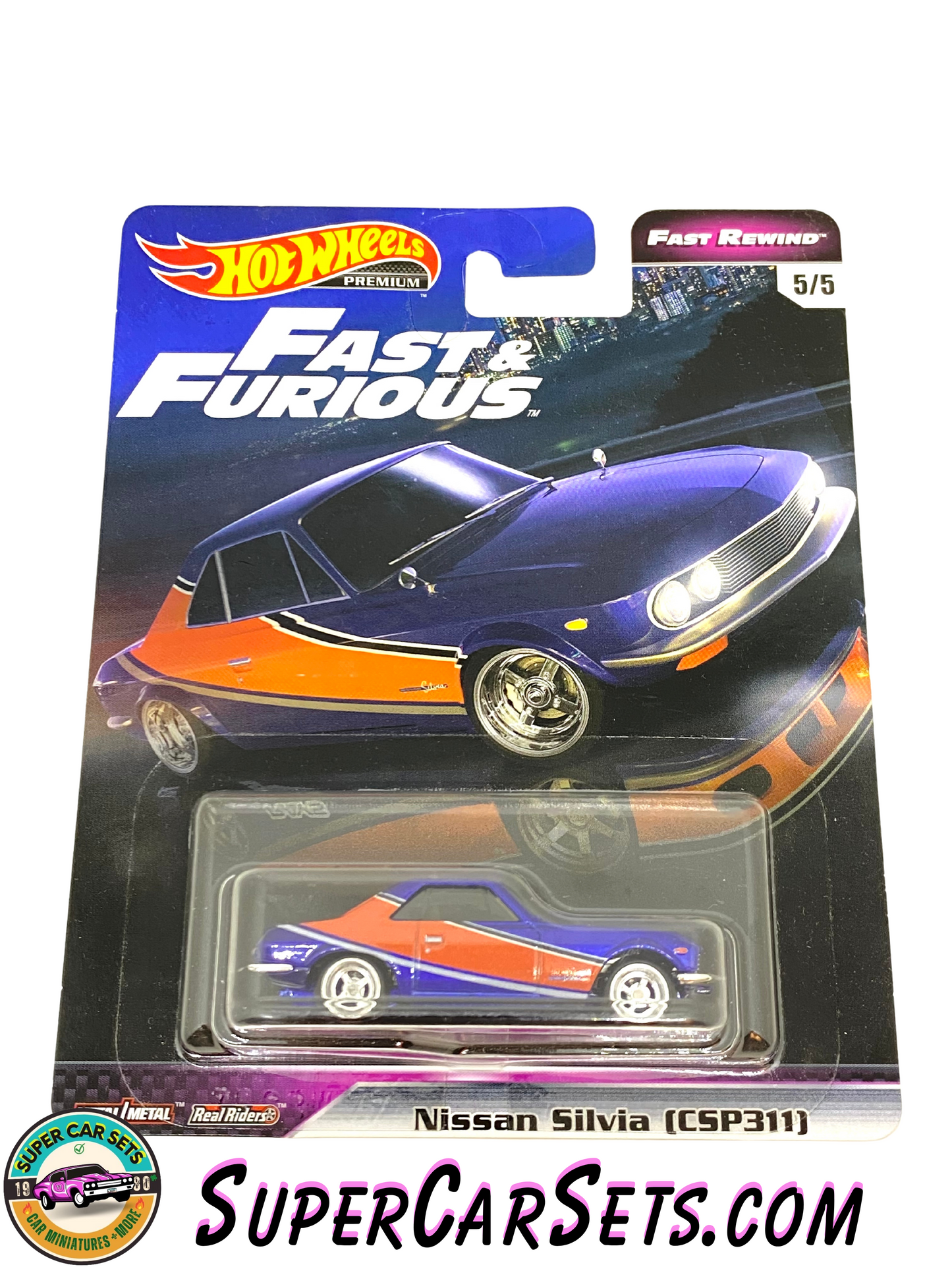 Nissan Silvia (CSP311) - Hot Wheels Premium 2019 - Fast and Furious - Fast Rewind (5/5)