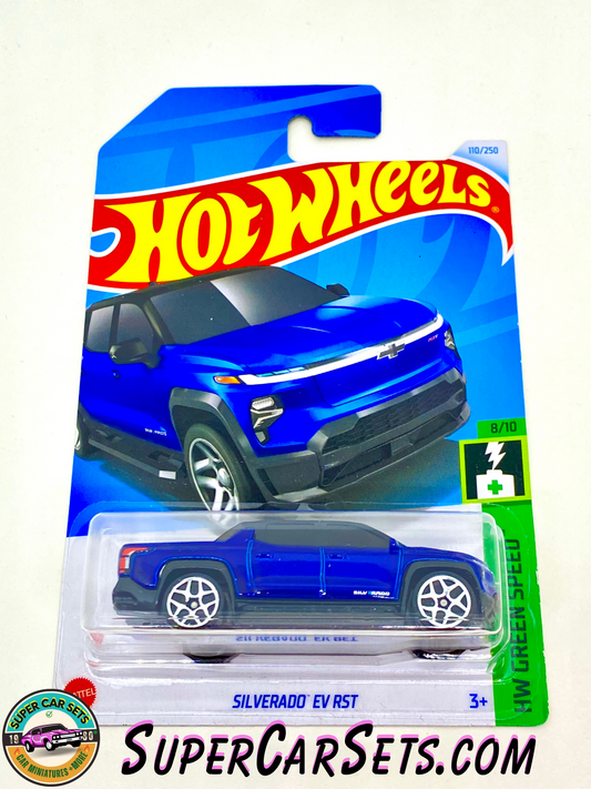 Silverado EV RST (blue colour) - Hot Wheels HW Green Speed 2024 (8/10) (110/250)