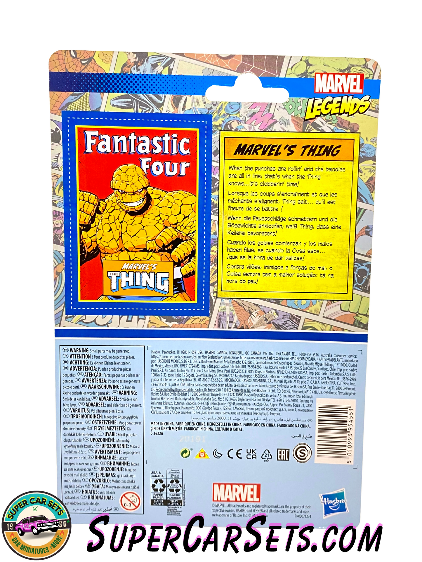 Fantastic Four - The Thing (3.75” / 9.5cm) - Marvel Legends - made by Kenner