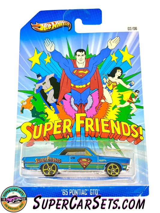 Hot Wheels - Superman series (2/6) - ’65 Pontiac GTO (“Super Friends”) (card aged)