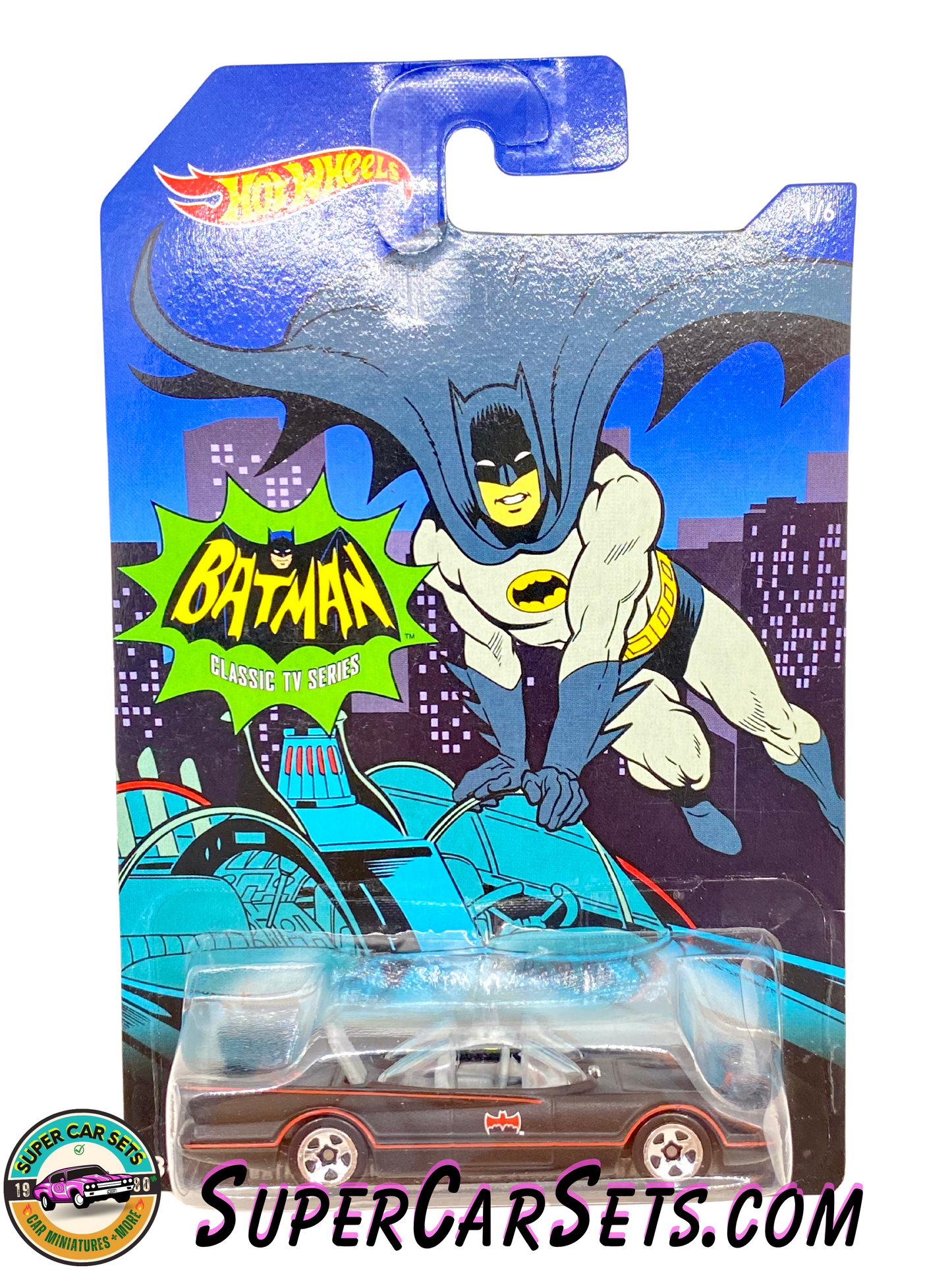 Hot Wheels Batman (1/6) - Batman Classic  TV Series Batmobile (DFK71)