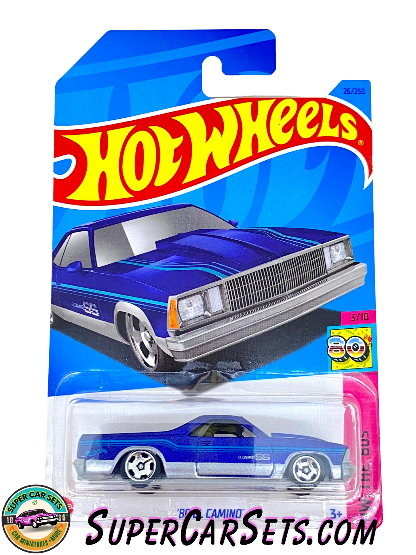 80 El Camino (blue colour) - Hot Wheels HW: The ‘80s - 2023 (3/10)