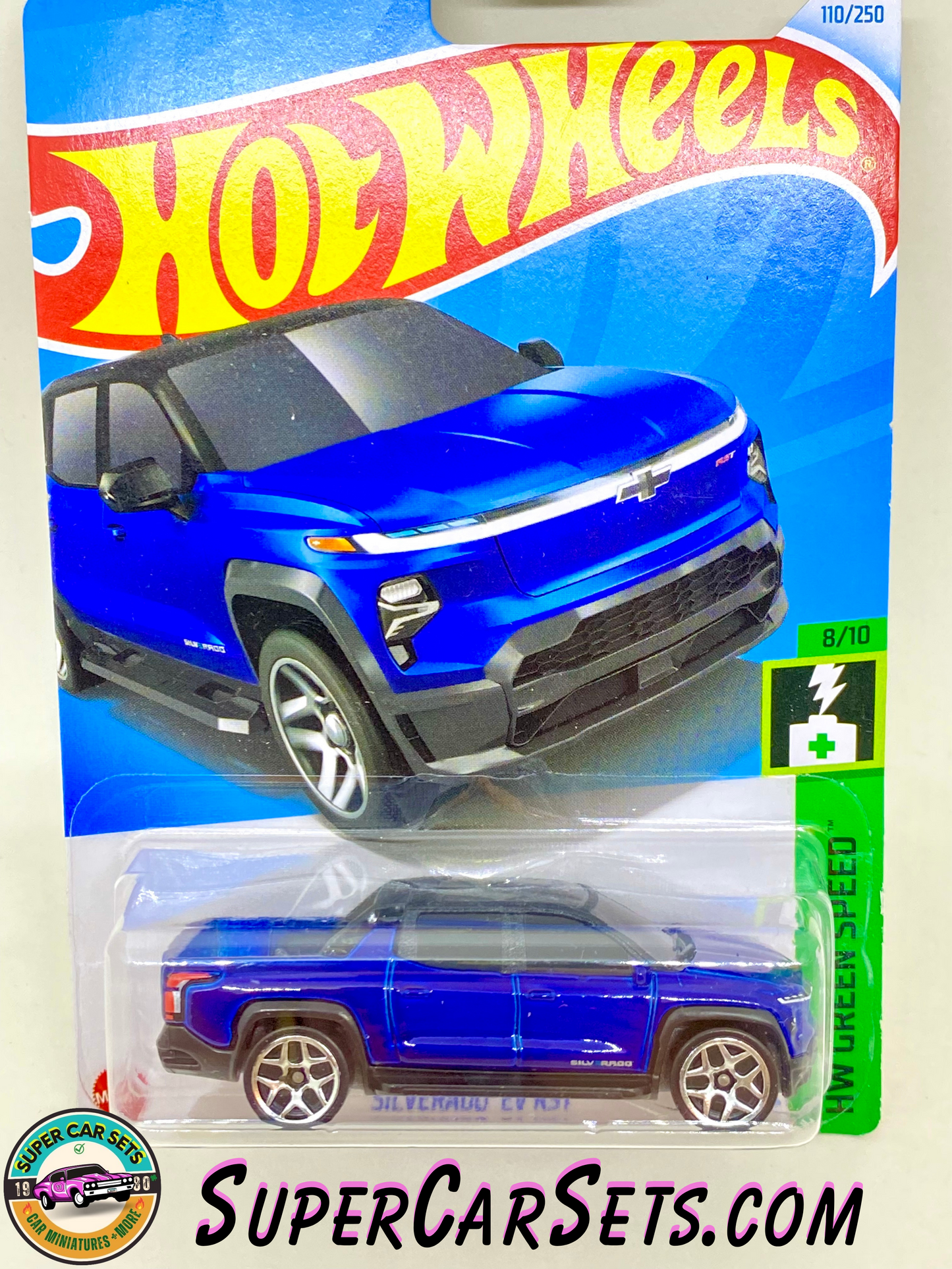 Silverado EV RST (blue colour) - Hot Wheels HW Green Speed 2024 (8/10) (110/250)