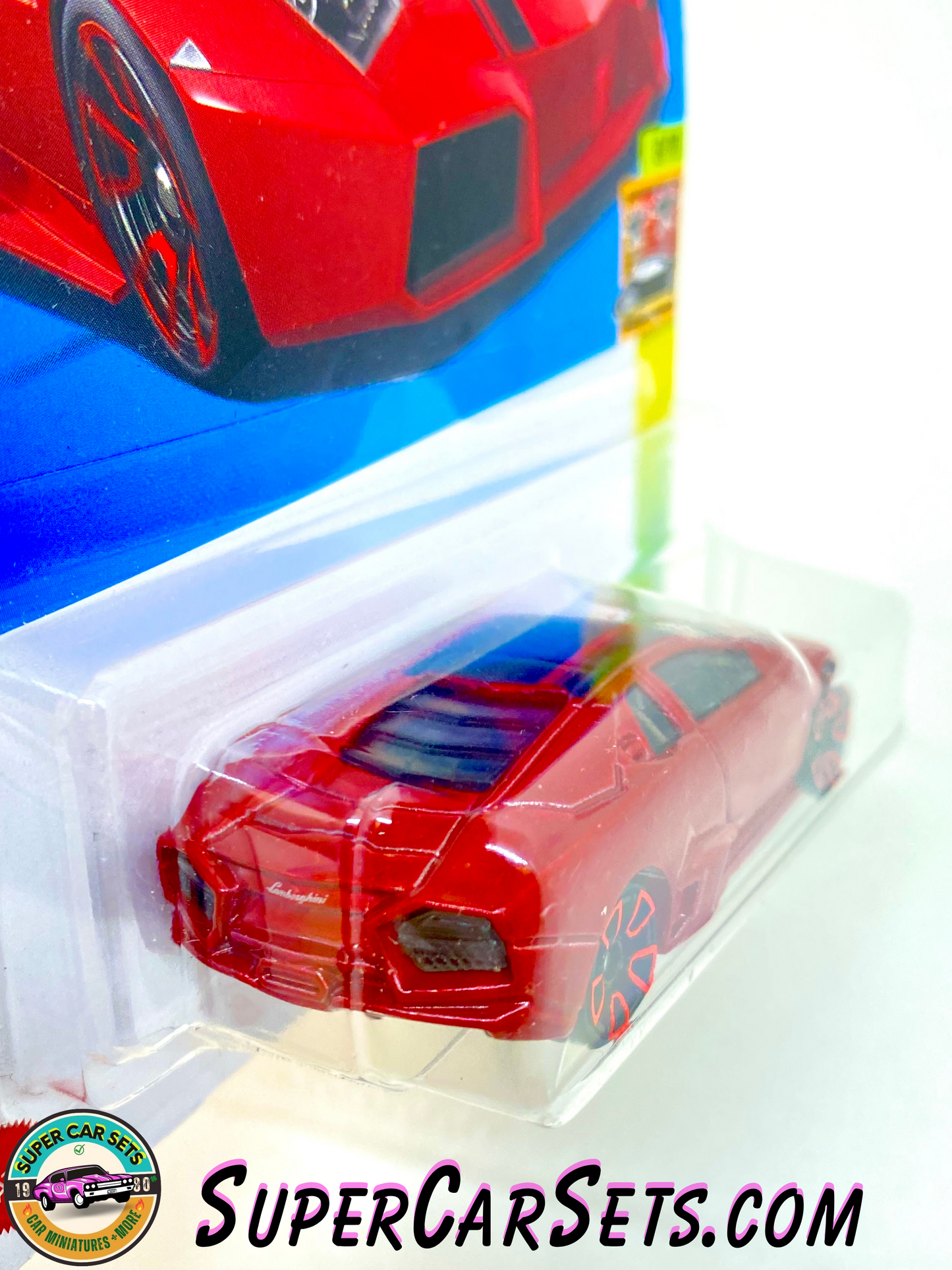 Lamborghini Reventón (red colour) (card slightly bent) - Hot Wheels HW Exotics - 2023 (7/10) (223/250)