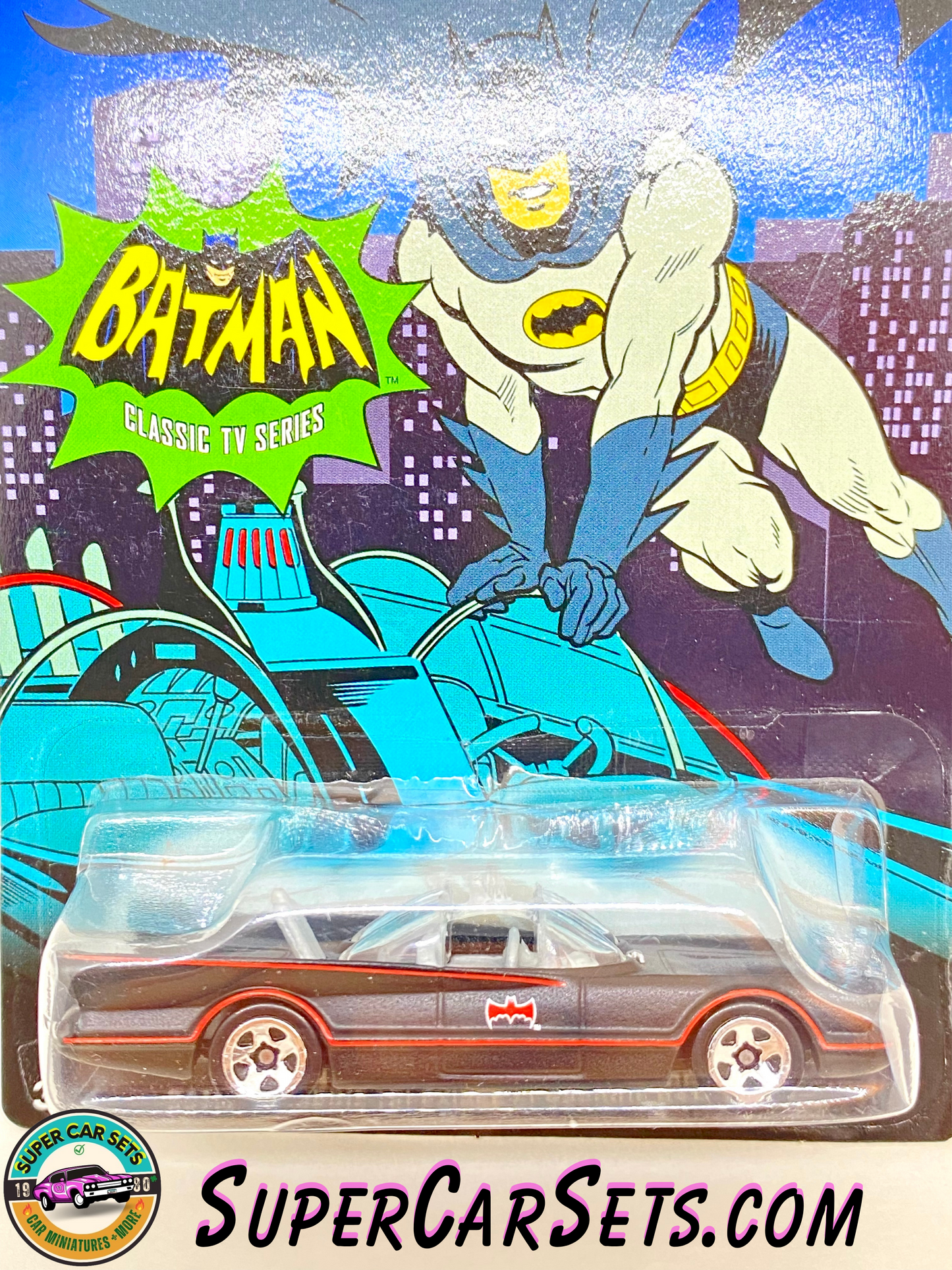 Hot Wheels Batman (1/6) - Batman Classic  TV Series Batmobile (DFK71)