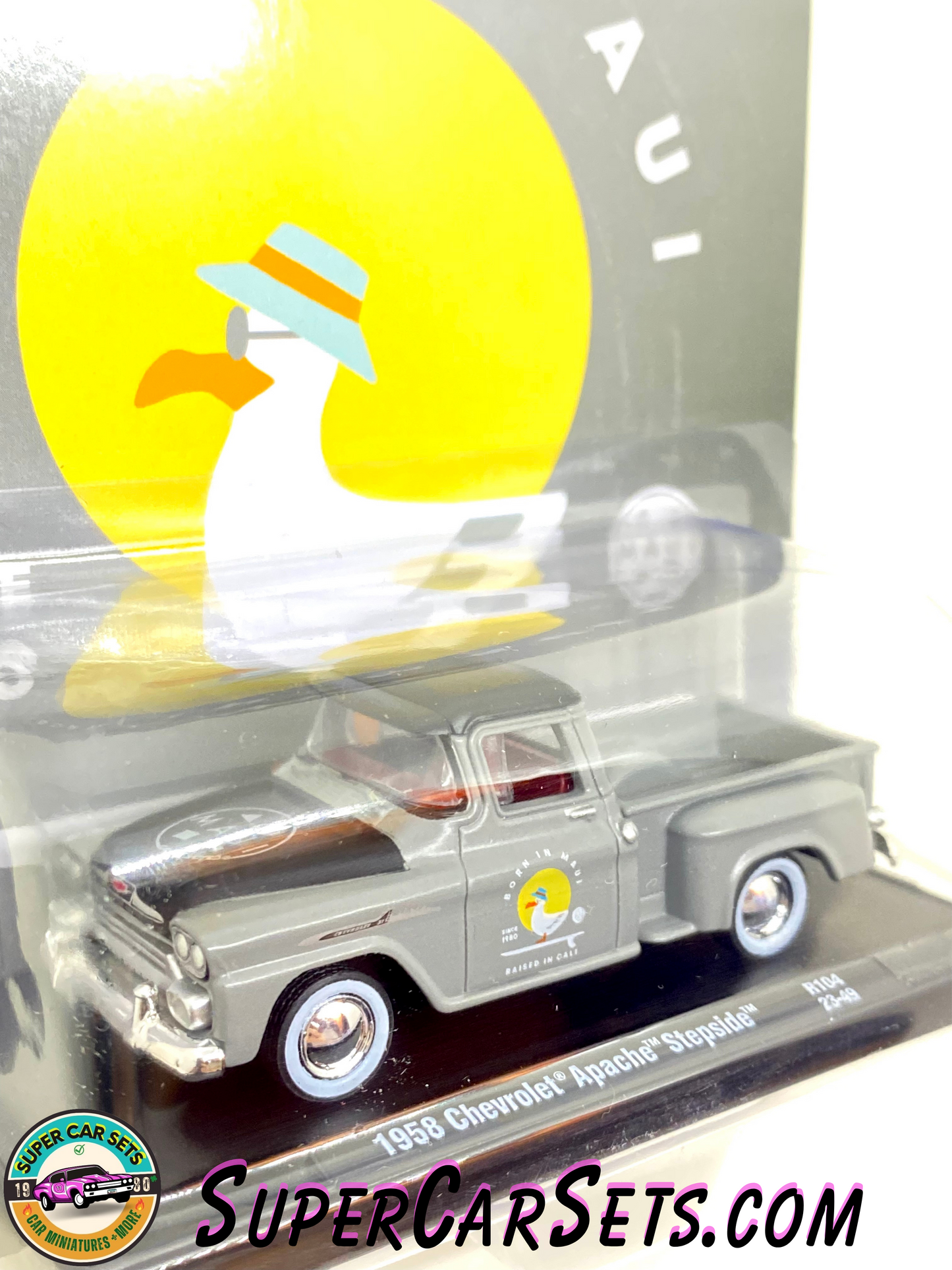 Maui and Sons 1958 Chevrolet Apache Stepside (Born in Maui) by M2 Machines