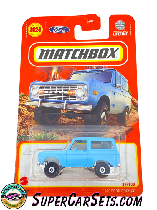 1970 Ford Bronco (29/100) (light blue colour) - Matchbox