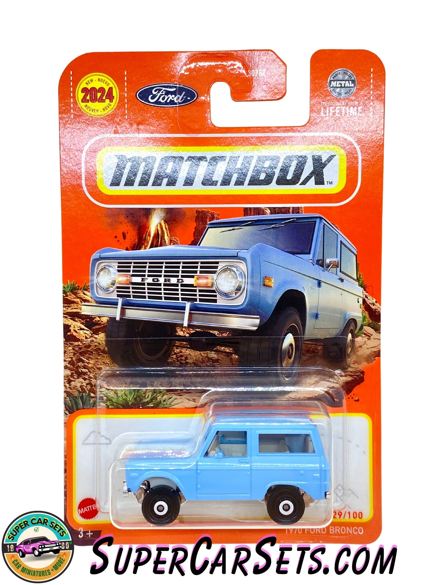 1970 Ford Bronco (29/100) (light blue colour) - Matchbox