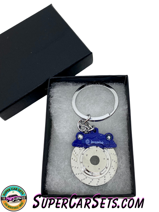 Keychain disk brake - blue colour