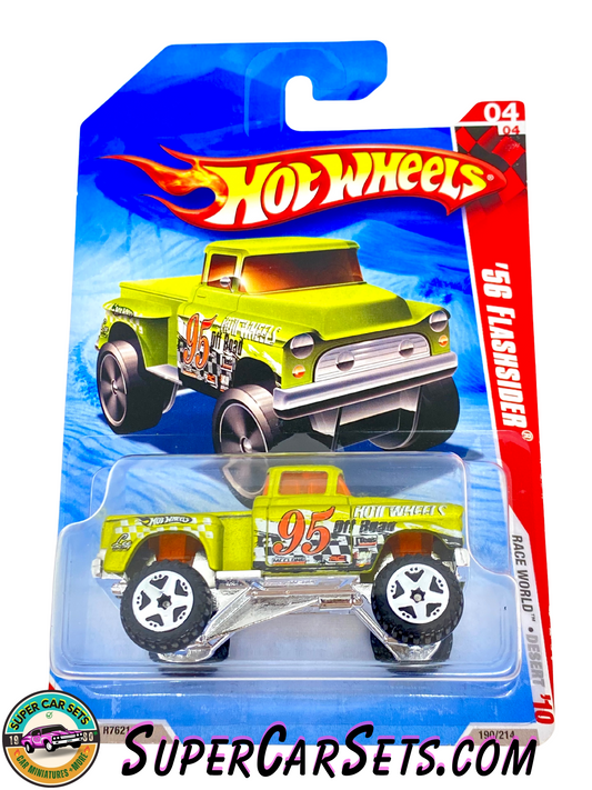 Hot Wheels (VINTAGE) (Year Launched 2010) Race World Desert '10 (4/4) (190/214) - ’56 Flashsider