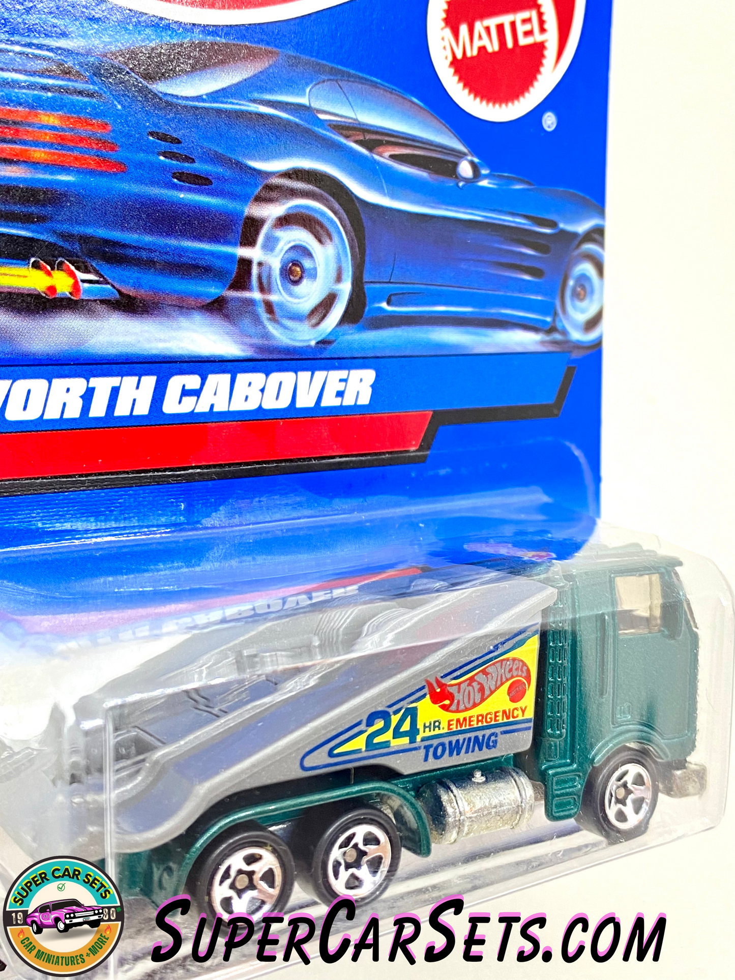 Hot Wheels (Year launched 1998) Kenworth Cabover (#19943) (card slightly bent)