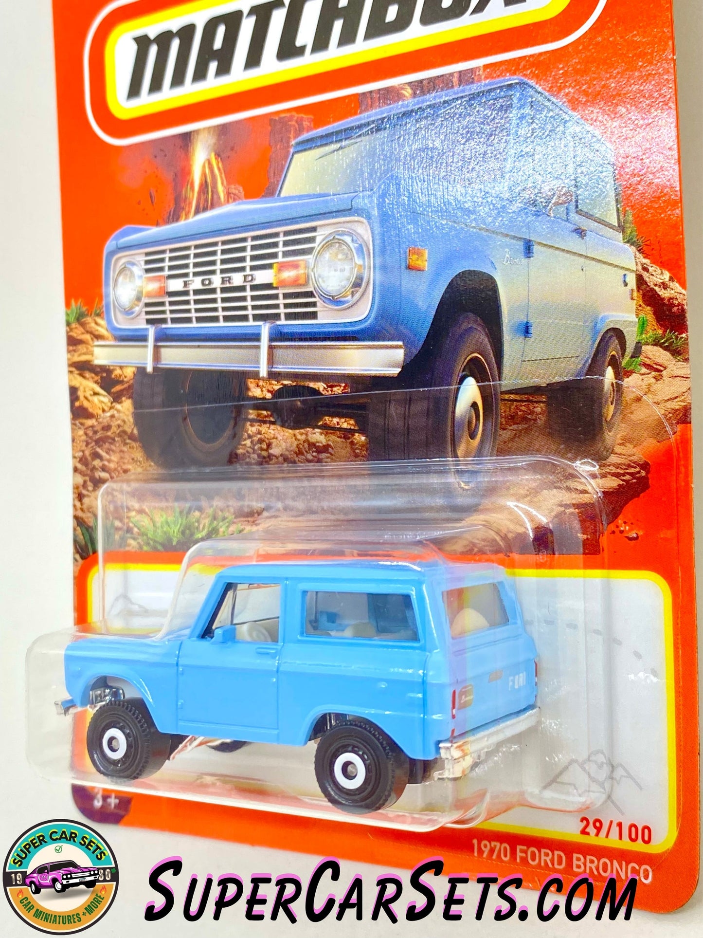 1970 Ford Bronco (29/100) (light blue colour) - Matchbox