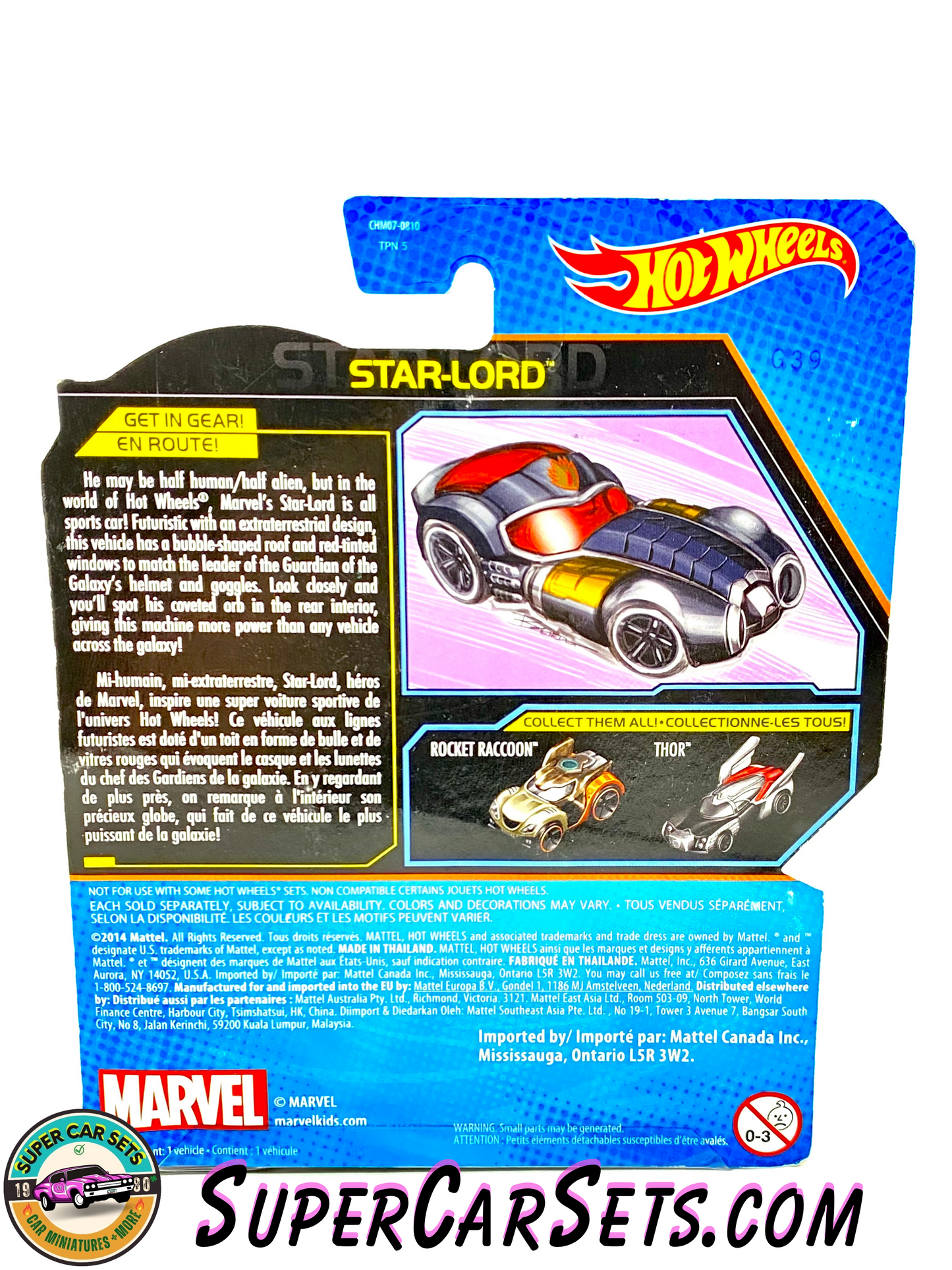 Marvel (#11) Star-Lord - Hot Wheels